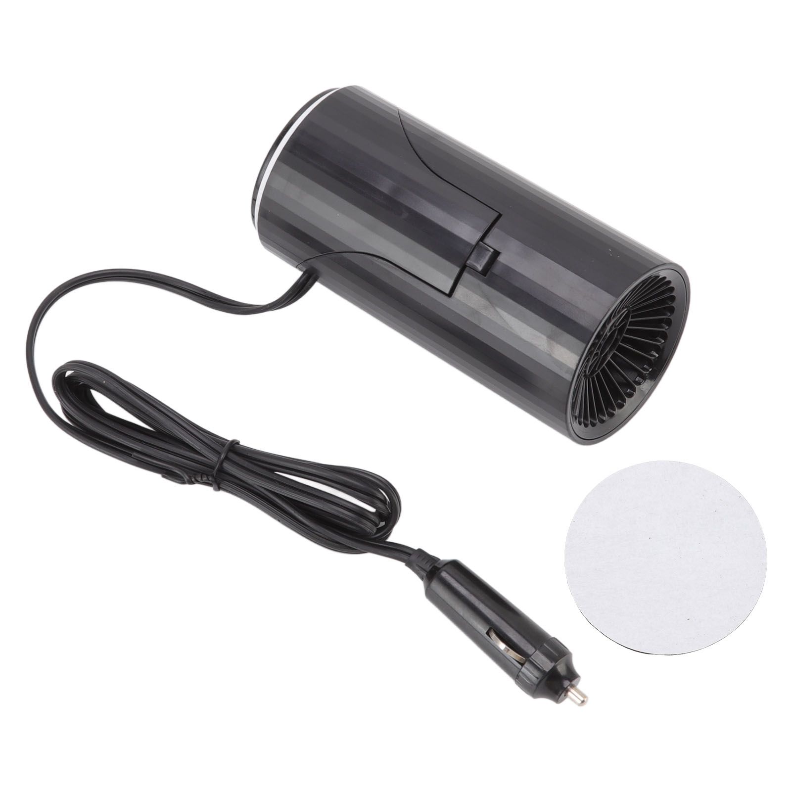 Black Portable Car Heater Quick Heating Automatic Overheat Protection Car Windshield Defroster 150W 24V - Image 1