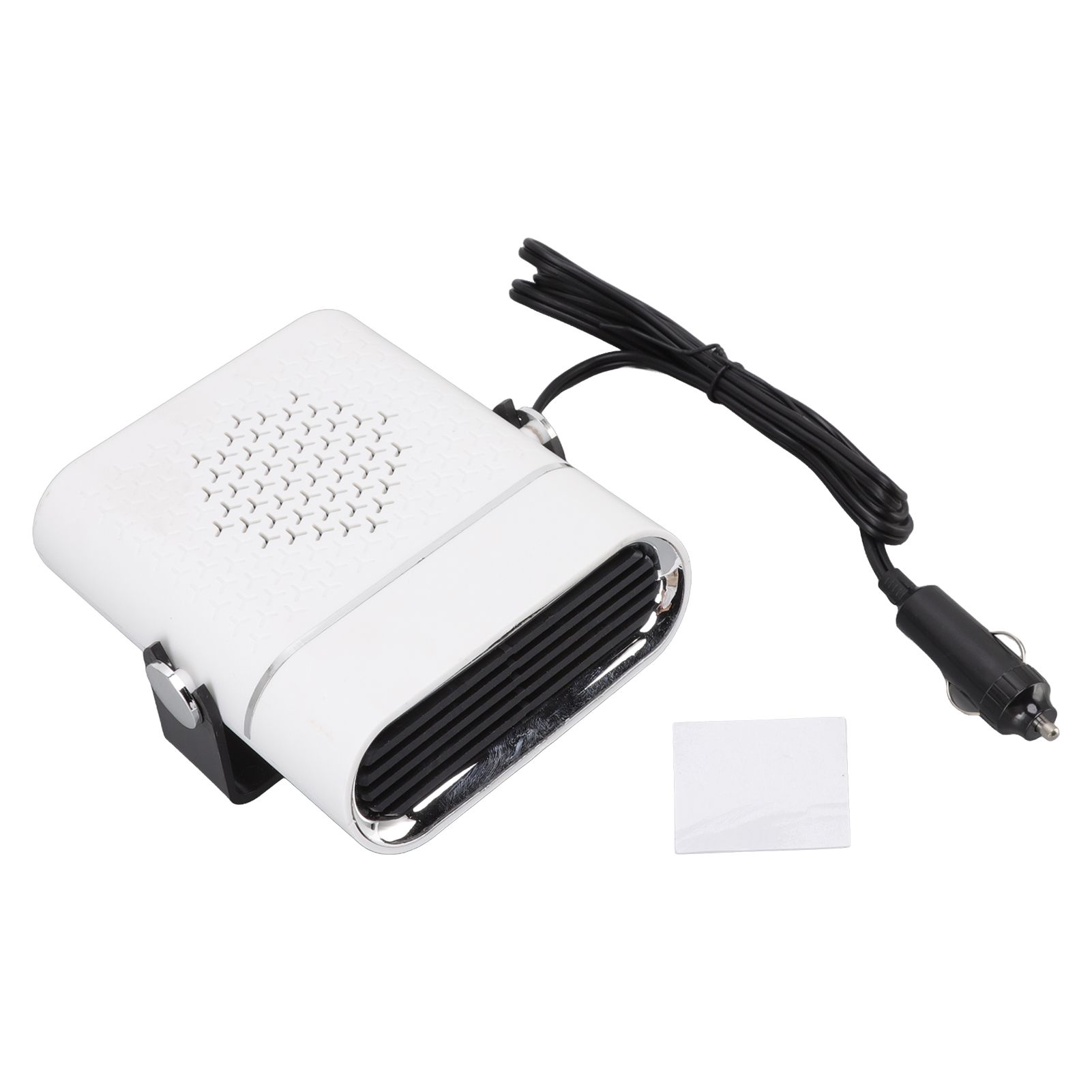 Car Heater Portable Fast Heating 360 Degree Rotation Car Heater Windscreen Defroster Defogger 12V White - Image 1