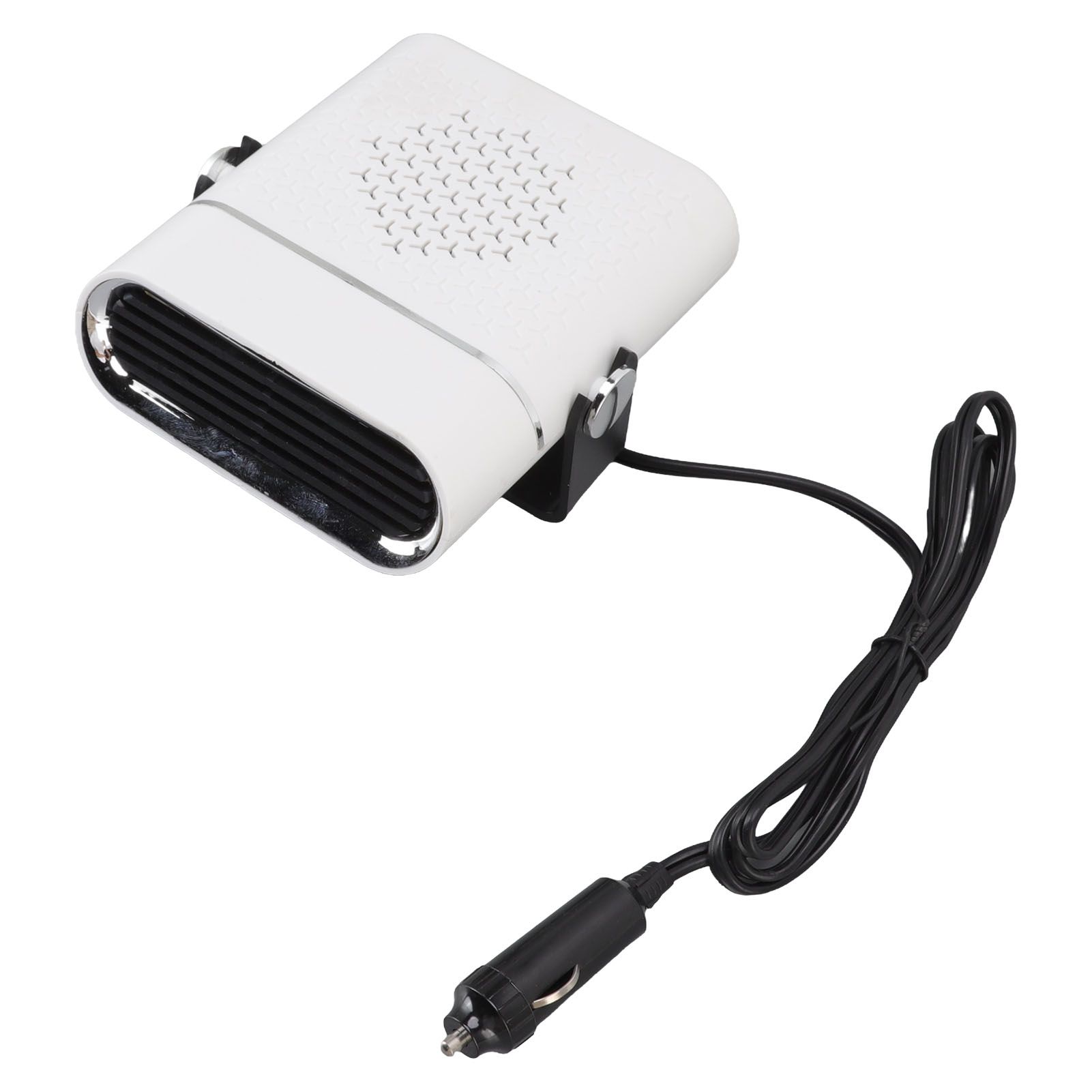 Car Heater Portable Fast Heating 360 Degree Rotation Car Heater Windscreen Defroster Defogger 12V White - Image 2