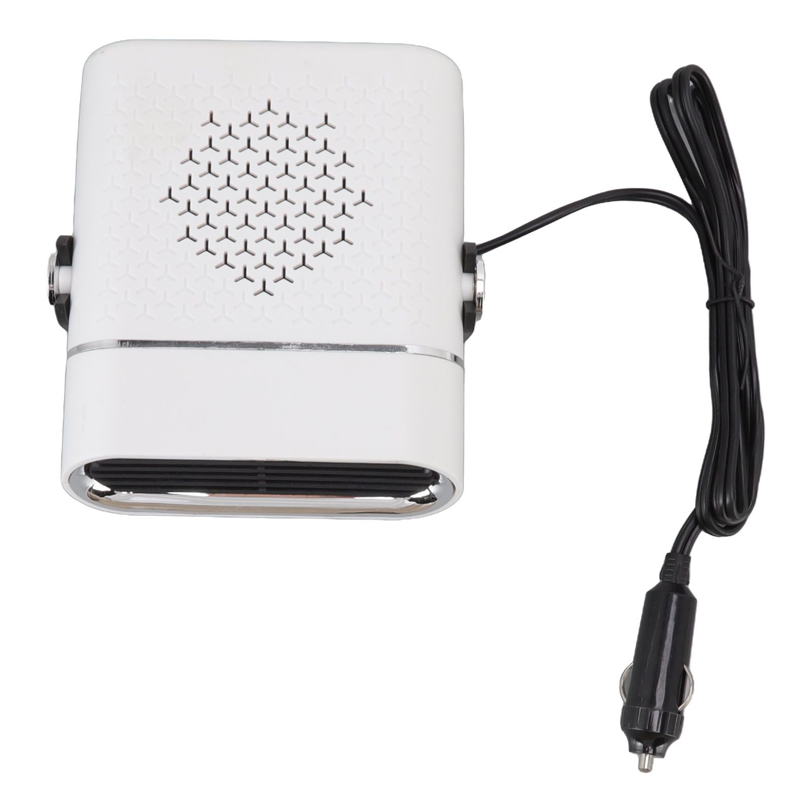 Car Heater Portable Fast Heating 360 Degree Rotation Car Heater Windscreen Defroster Defogger 12V White - Image 3