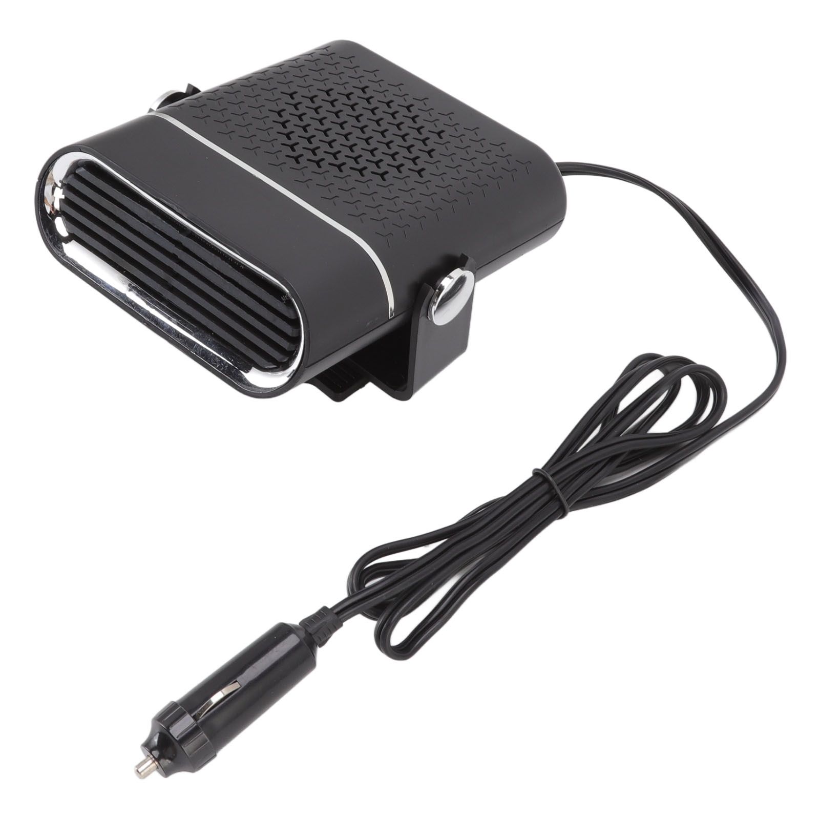 Car Heater Portable Fast Heating 360 Degree Rotation Car Heater Windscreen Defroster Defogger 12V Black - Image 2