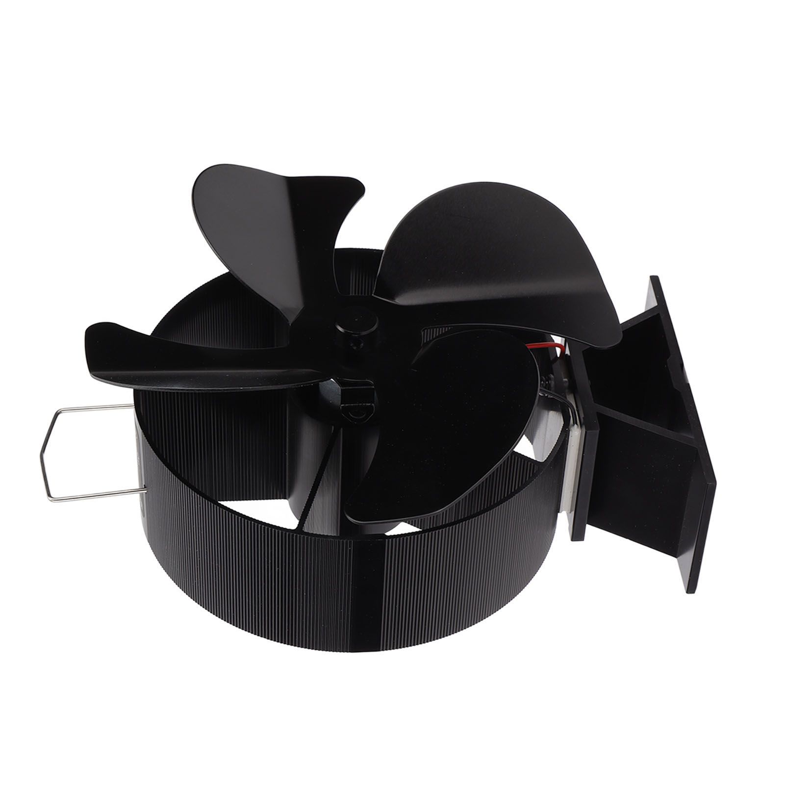 Heat Powered Stove Fan Aluminum Alloy 4 Blades Strong Wind Fireplace Fan for Home - Image 4