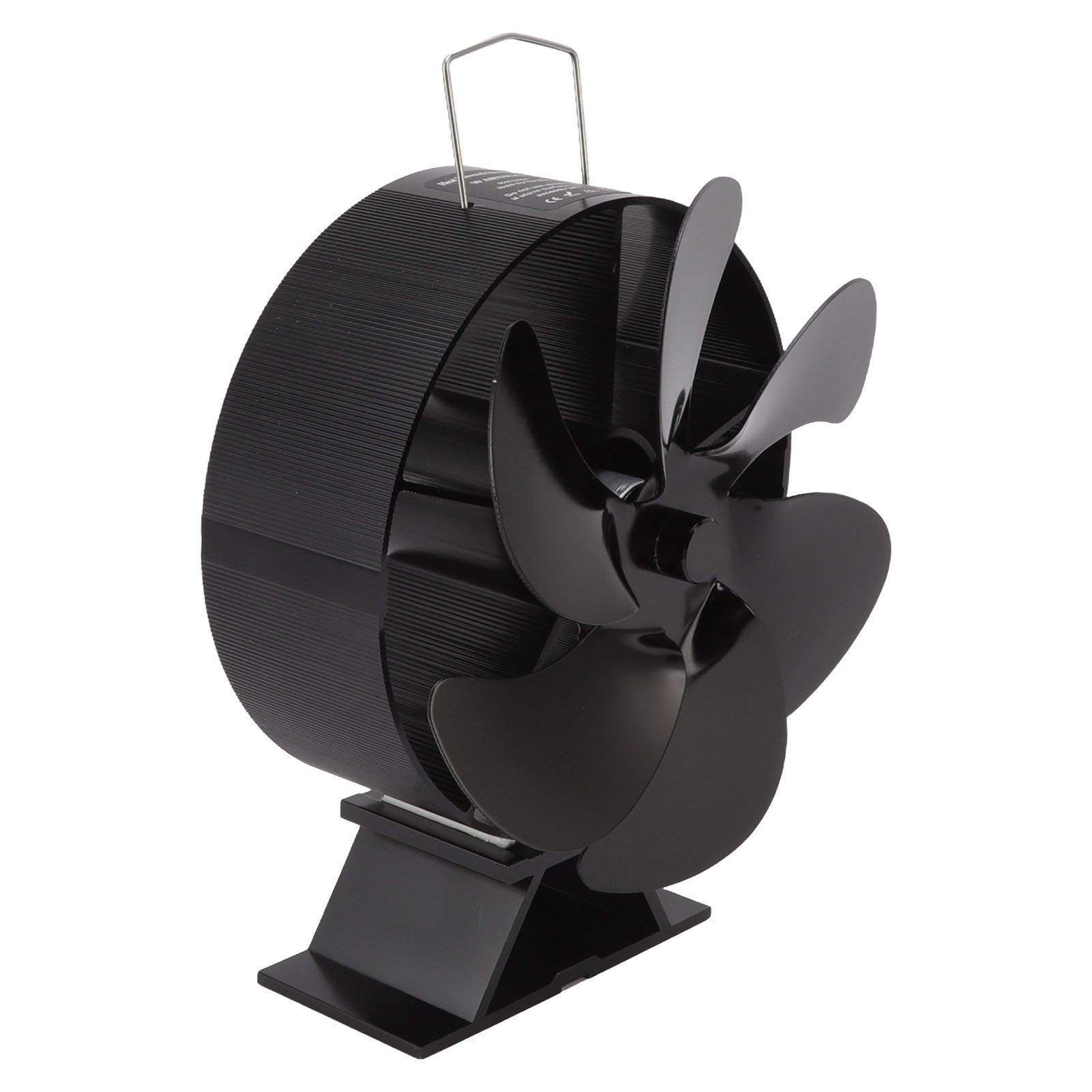 6 Blades Fireplace Fan Thermoelectric Module Wood Stove Fan Heat Powered Wood Burning Air Circulation Fan for Home - Image 5