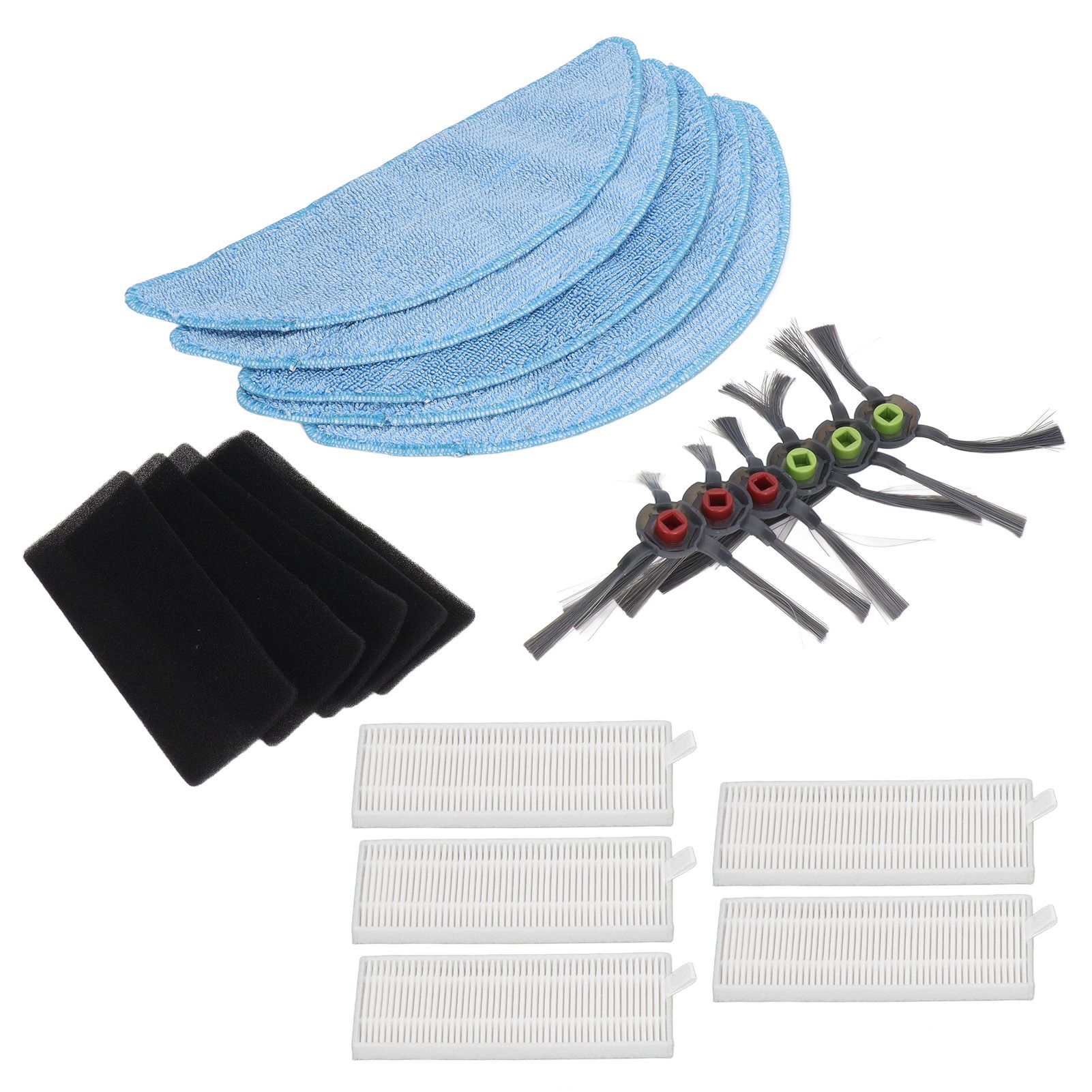 Robot Cleaner Rag Filter Set Replaceable Reusable Robot Cleaner Side Brush Set for Yeedi K600 K700 K680 - Image 5