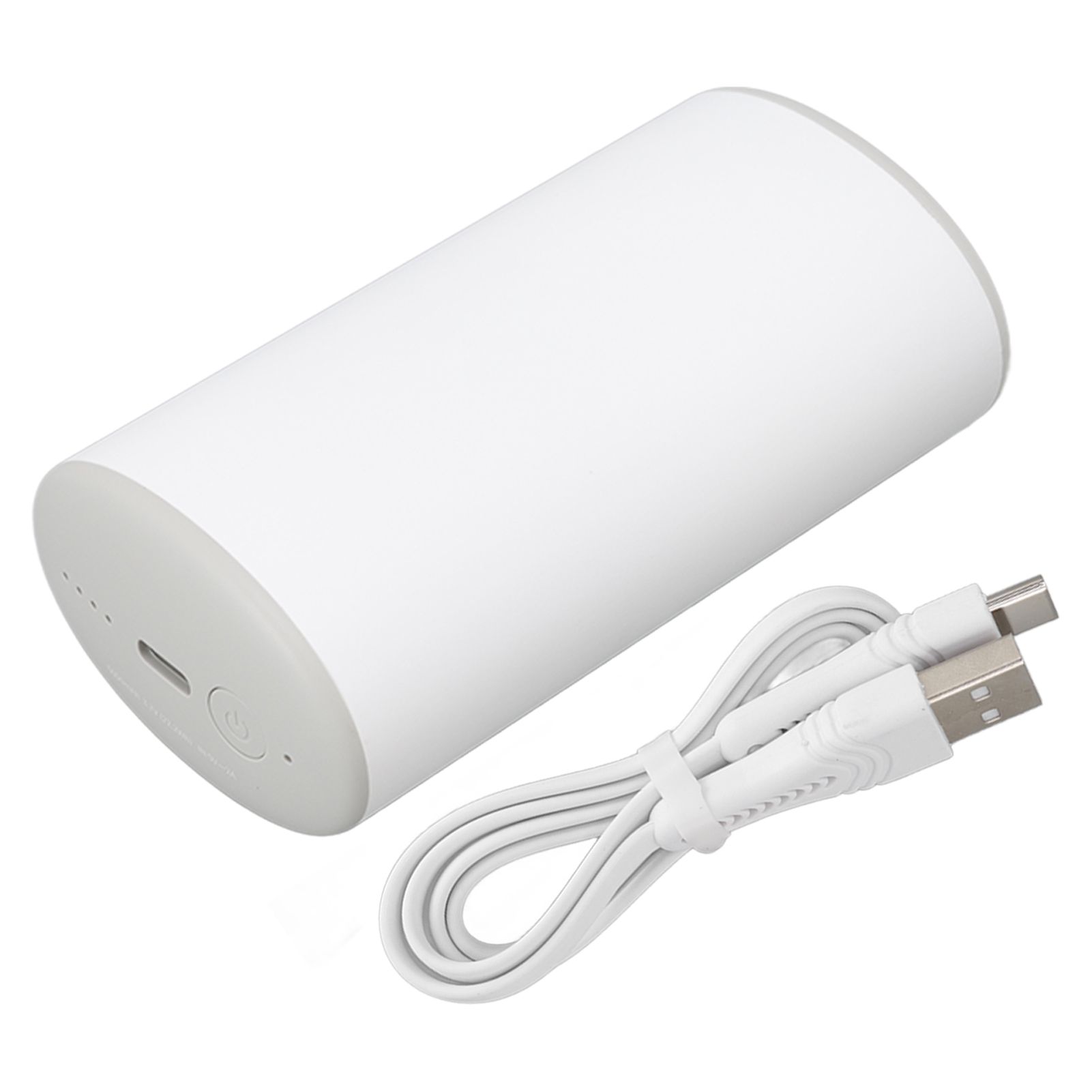 6000mAh Mini Hand Warmer Two Gears Double Protection USB Charging Pocket Heater for Winter Outdoor White - Image 1