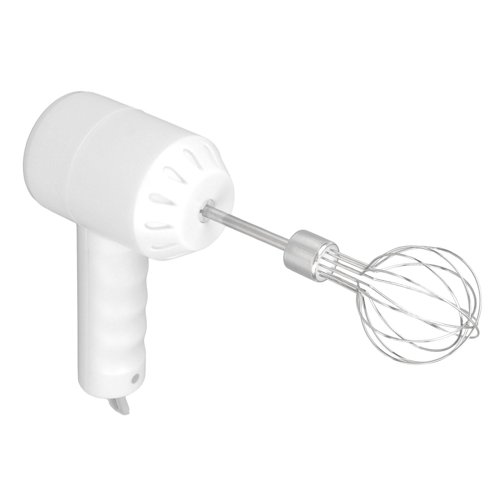 Cordless Electric Hand Mixer USB Rechargable Handheld Eggbeater Electric Milk Frother with 2 Stir Sticks for Home White - Image 2