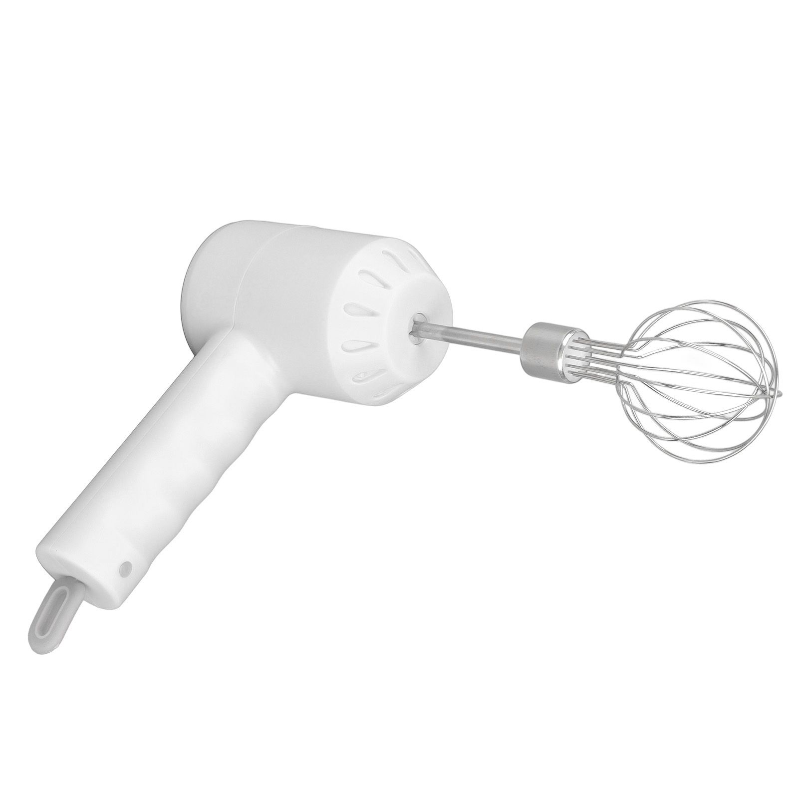 Cordless Electric Hand Mixer USB Rechargable Handheld Eggbeater Electric Milk Frother with 2 Stir Sticks for Home White - Image 8