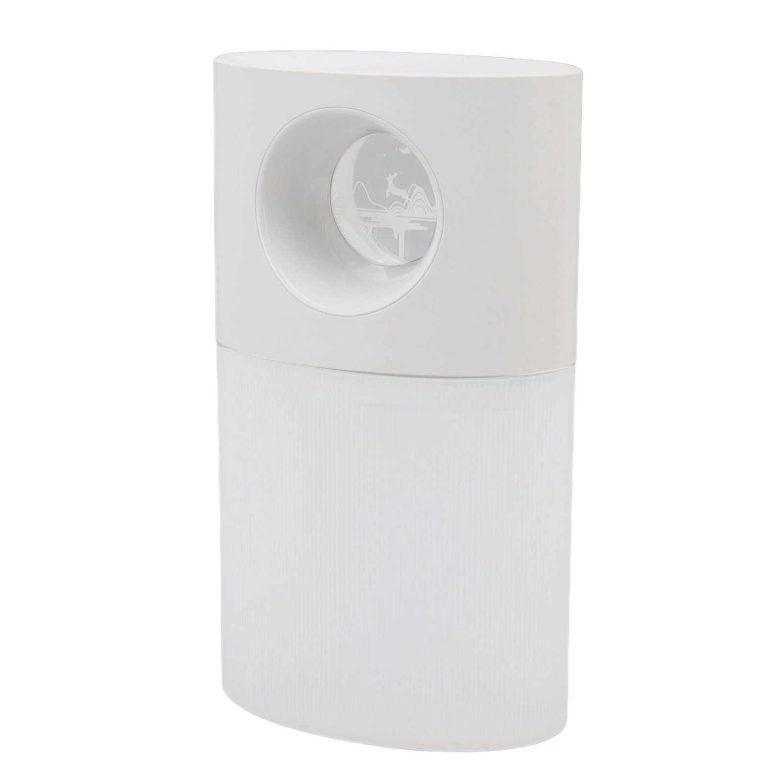 Mini Humidifier Quiet USB Rechargeable Fine Mist Portable Desktop Humidifier with Night Light for Home Office 350ml White - Image 6