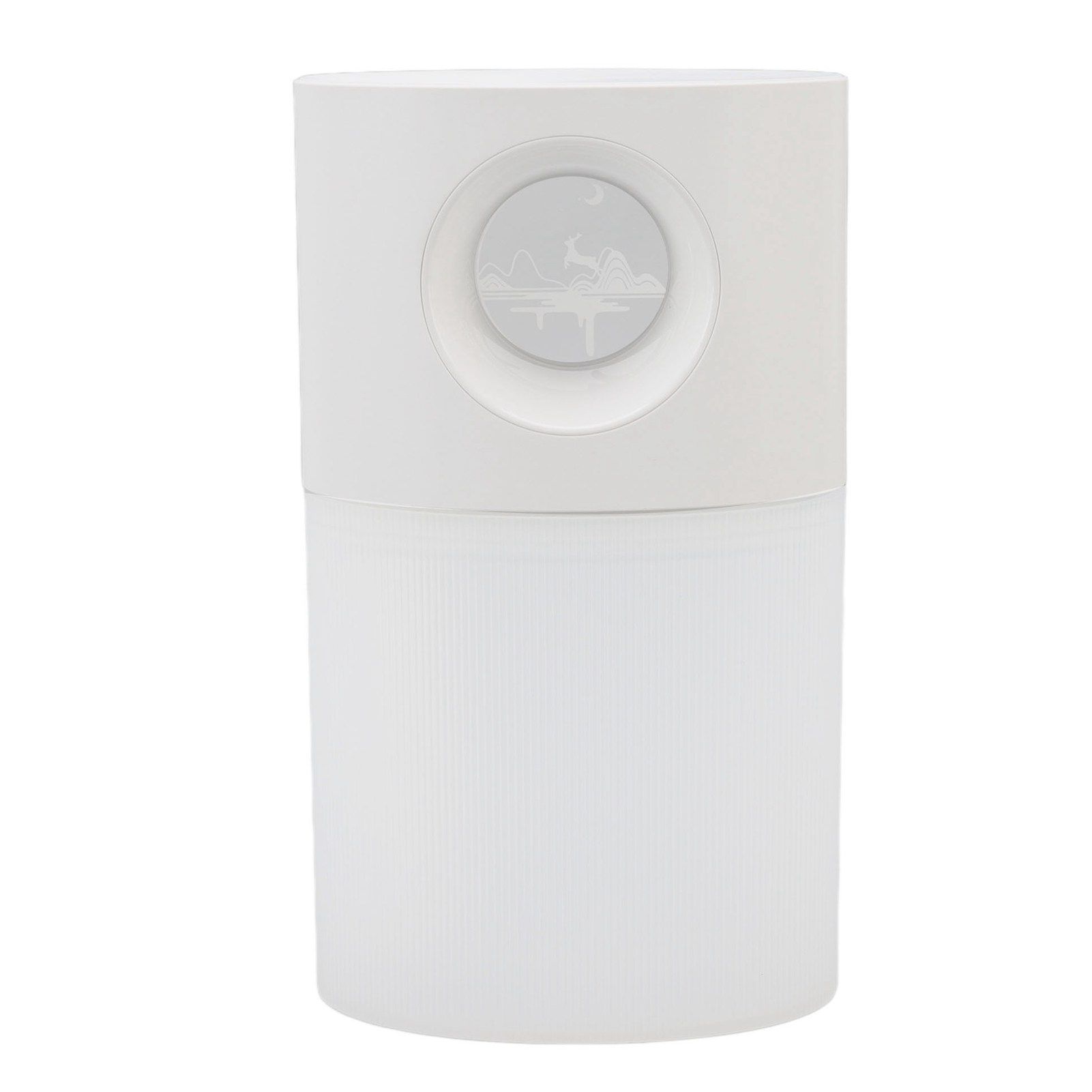 Mini Humidifier Quiet USB Rechargeable Fine Mist Portable Desktop Humidifier with Night Light for Home Office 350ml White - Image 8