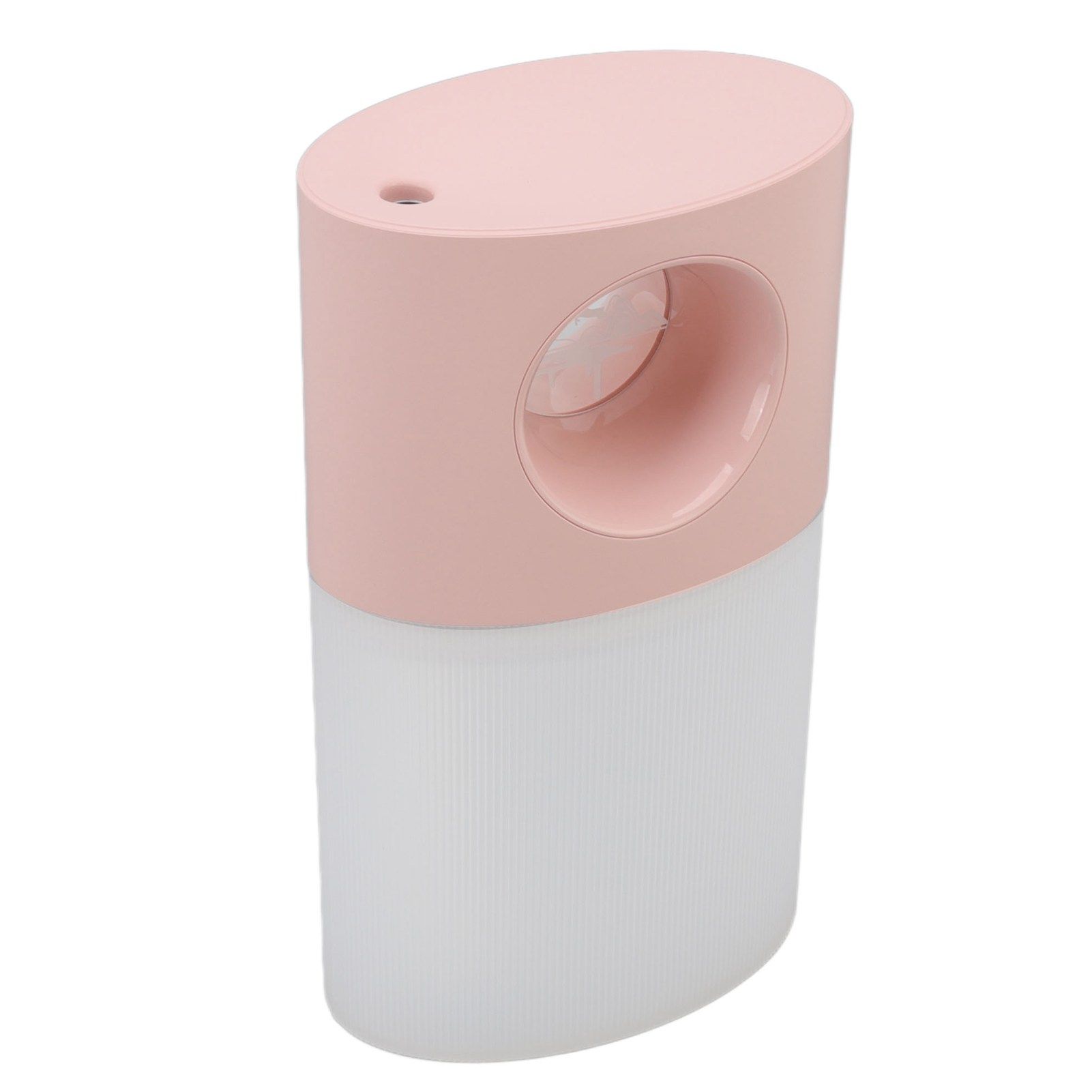 Mini Humidifier Quiet USB Rechargeable Fine Mist Portable Desktop Humidifier with Night Light for Home Office 350ml Pink - Image 5