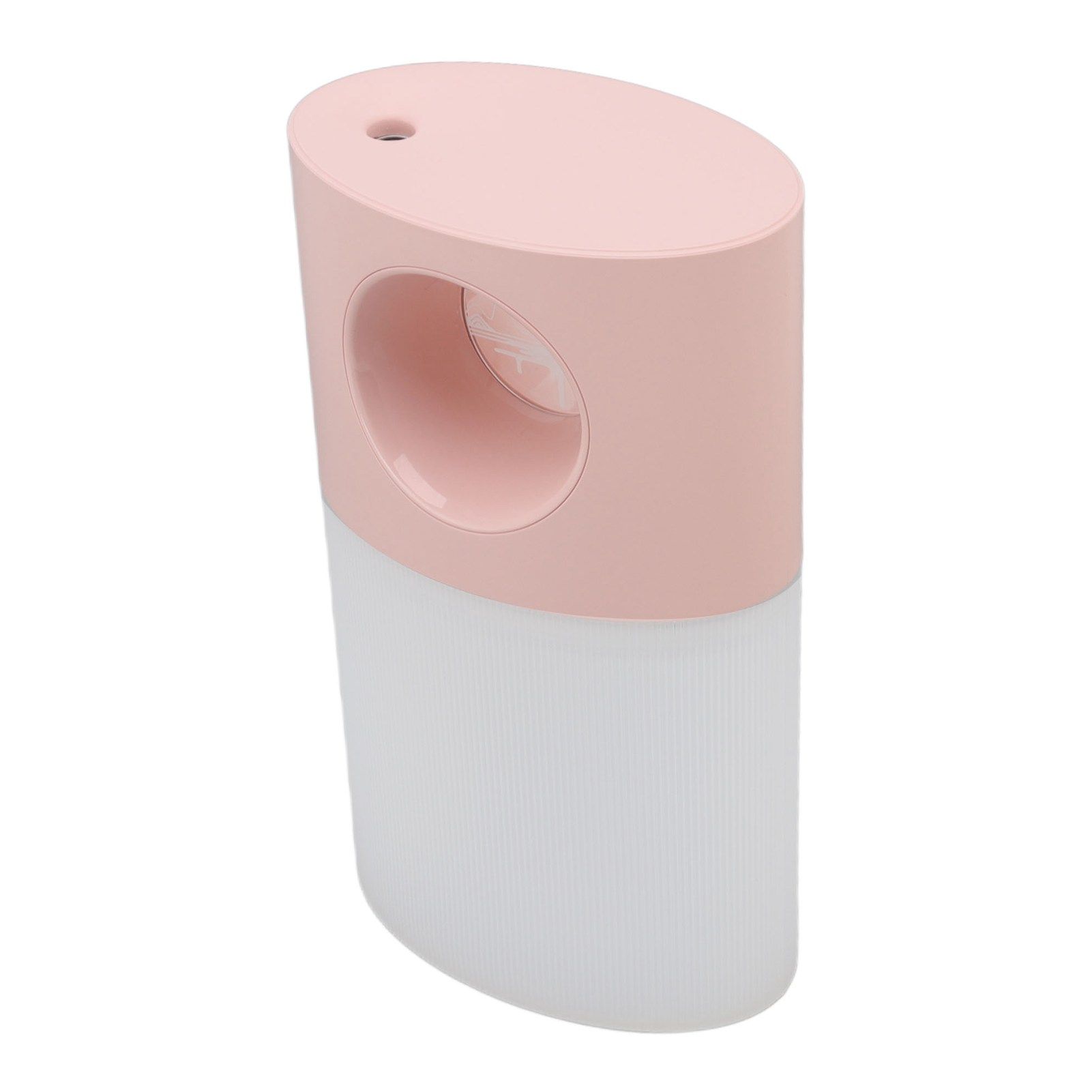Mini Humidifier Quiet USB Rechargeable Fine Mist Portable Desktop Humidifier with Night Light for Home Office 350ml Pink - Image 6