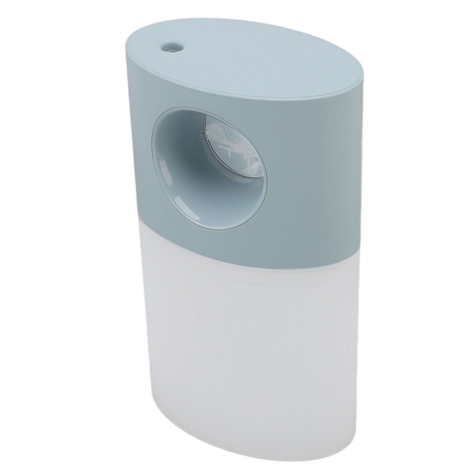 Mini Humidifier Quiet USB Rechargeable Fine Mist Portable Desktop Humidifier with Night Light for Home Office 350ml Blue - Image 5