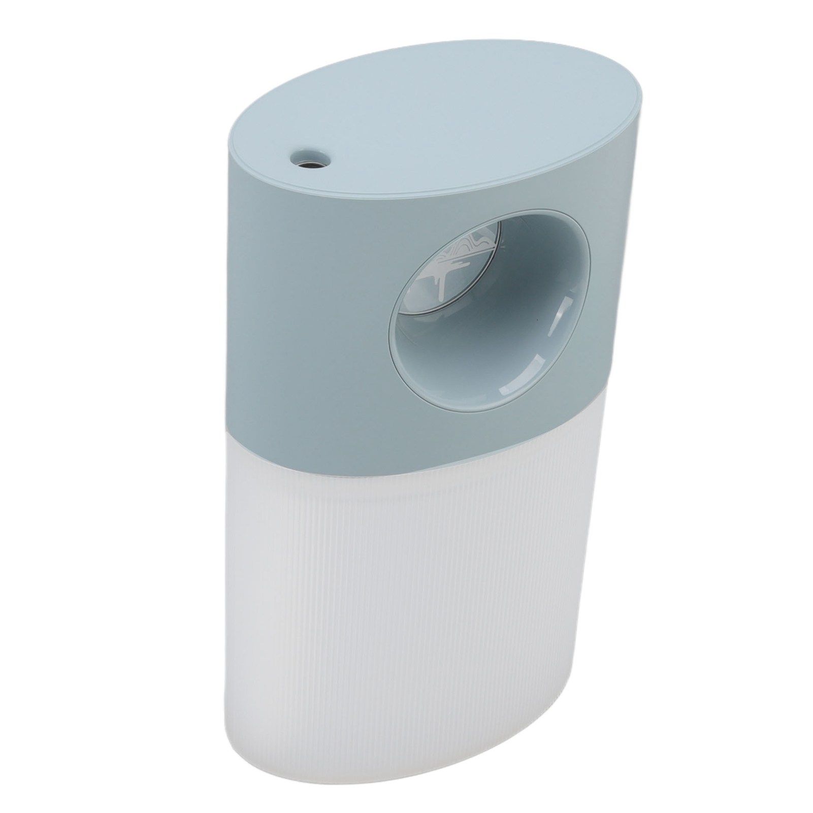Mini Humidifier Quiet USB Rechargeable Fine Mist Portable Desktop Humidifier with Night Light for Home Office 350ml Blue - Image 6