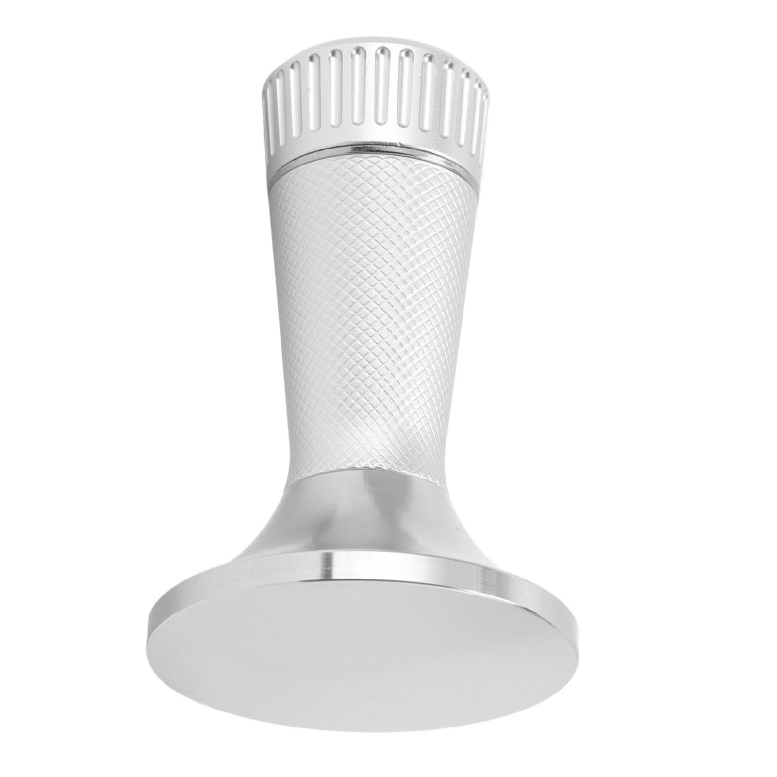 Coffee Tamper Stirrer Set Stainless Steel 2 in 1 58.3mm Coffee Tamper Distribution Needle for Kitchen Silver - Image 2