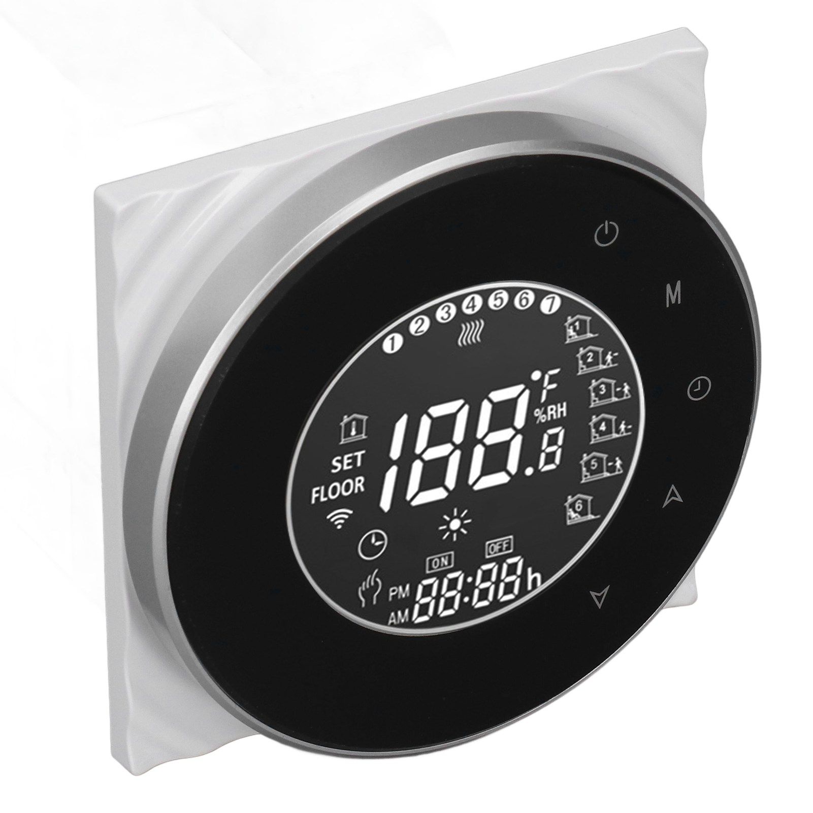 Smart Floor Heat Thermostat Voice Phone Control LCD Touch Screen WiFi Thermostat for Electric Heating Systems 95‑240VAC - Image 3