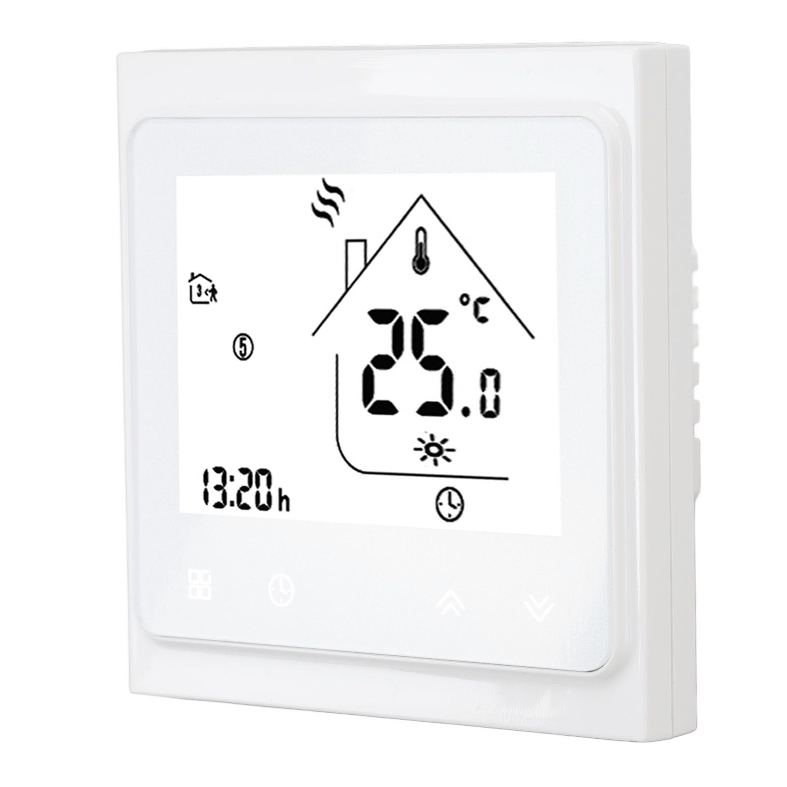 BHT 002GC Boiler Heating Programmable Thermostat Digital Touch Screen Thermostat with Large LCD Display Passive Output Temperature Controller 95‑240V - Image 2