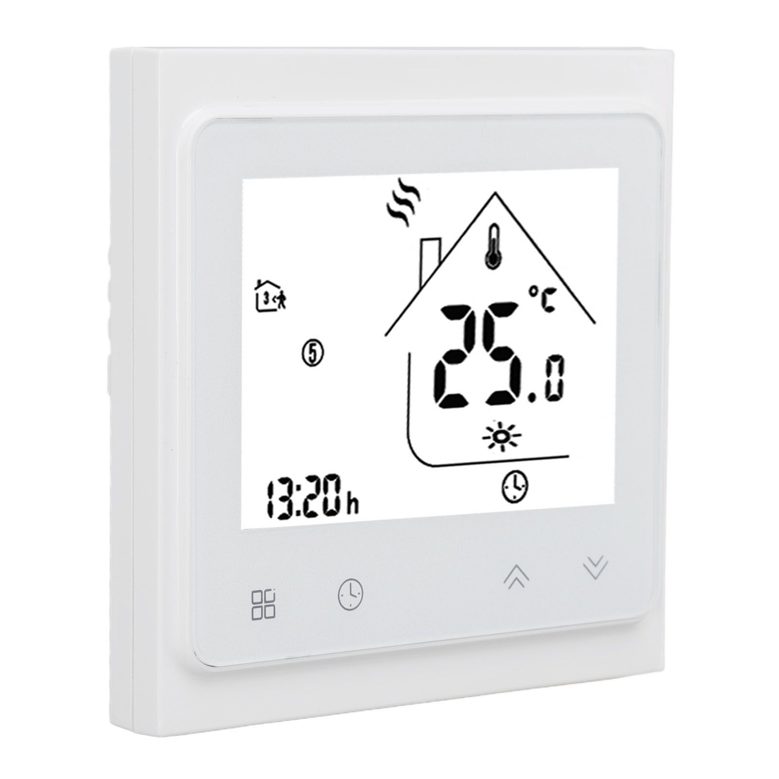 BHT 002GC Boiler Heating Programmable Thermostat Digital Touch Screen Thermostat with Large LCD Display Passive Output Temperature Controller 95‑240V - Image 5