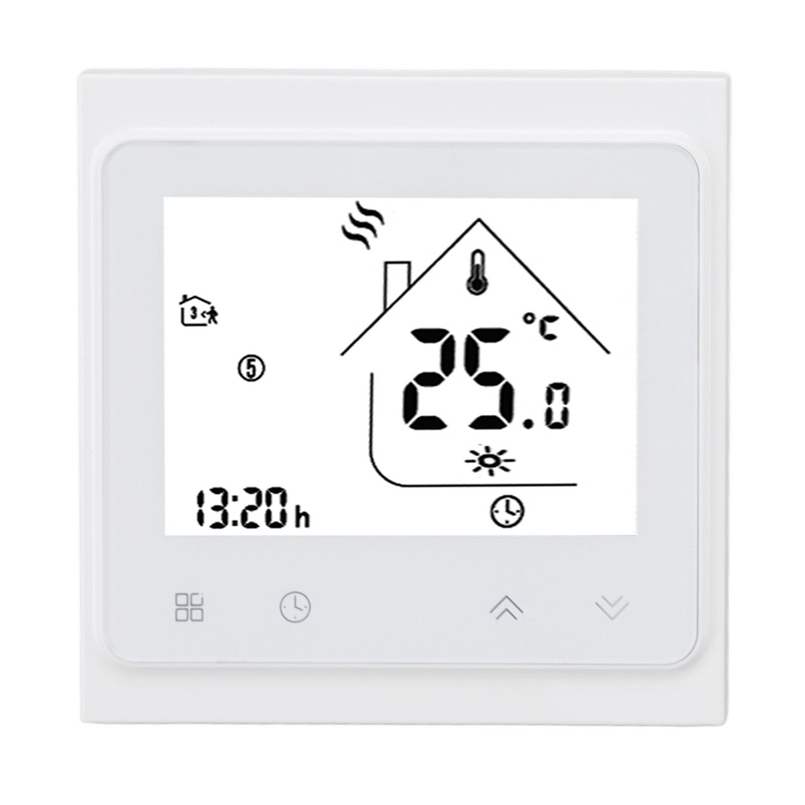 BHT 002GC Boiler Heating Programmable Thermostat Digital Touch Screen Thermostat with Large LCD Display Passive Output Temperature Controller 95‑240V - Image 6