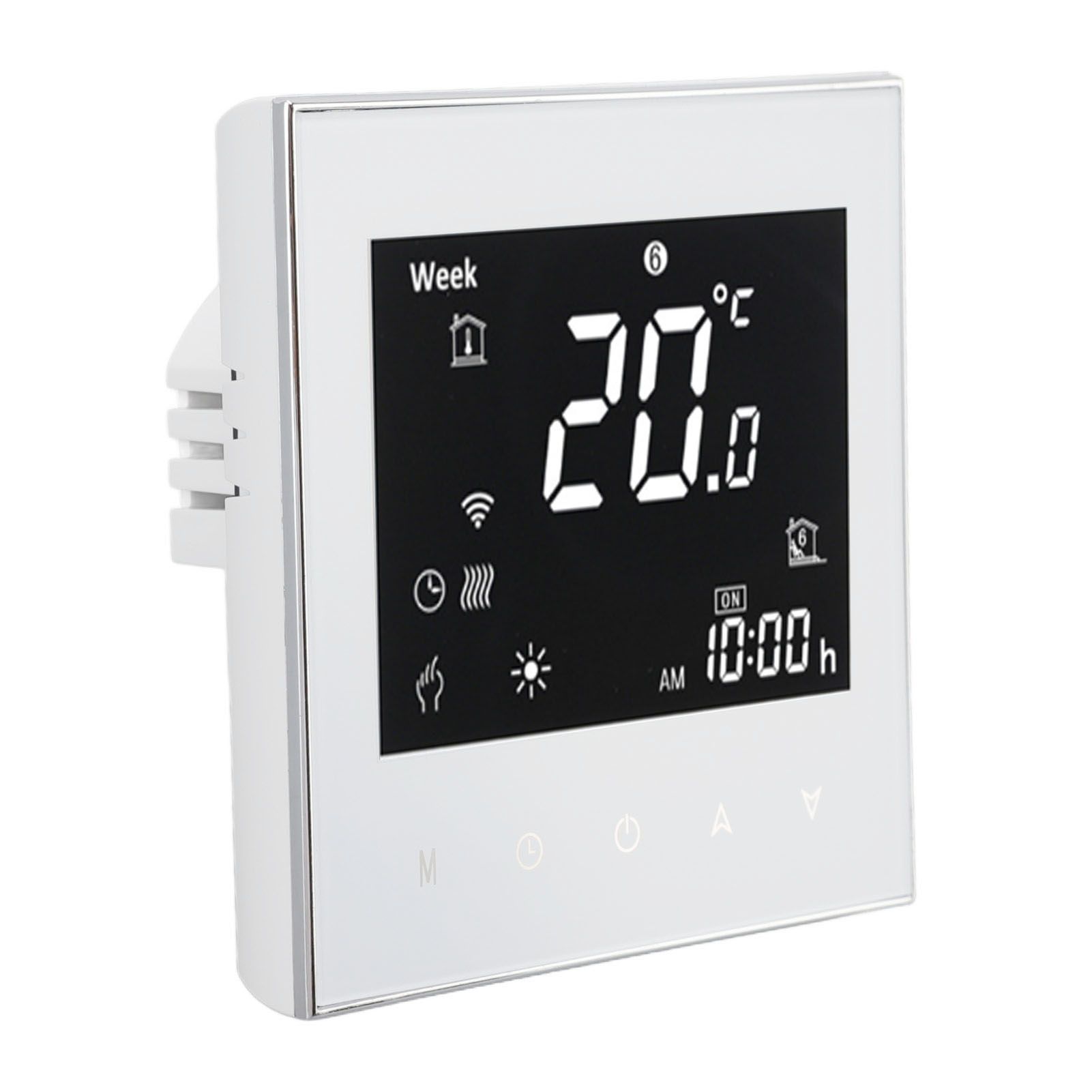 Smart Boiler Heating Thermostat WIFI APP Voice Control LCD Touch Screen Programmable White 95‑240V - Image 2