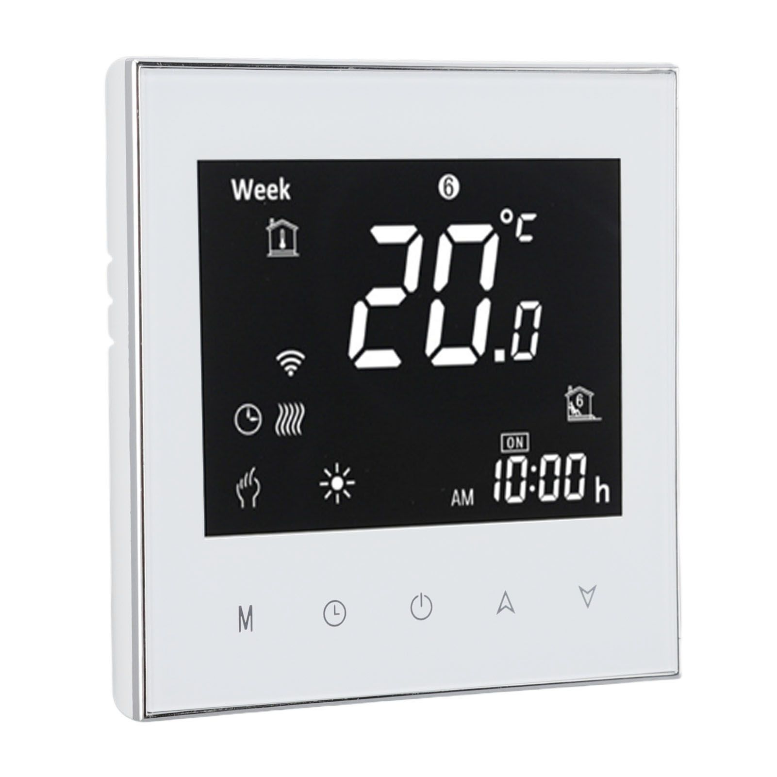 Smart Boiler Heating Thermostat WIFI APP Voice Control LCD Touch Screen Programmable White 95‑240V - Image 5