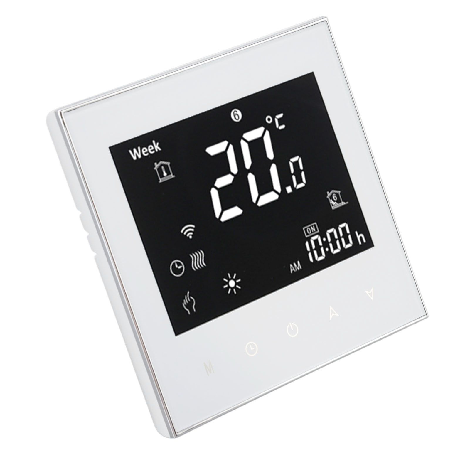 Smart Boiler Heating Thermostat WIFI APP Voice Control LCD Touch Screen Programmable White 95‑240V - Image 7