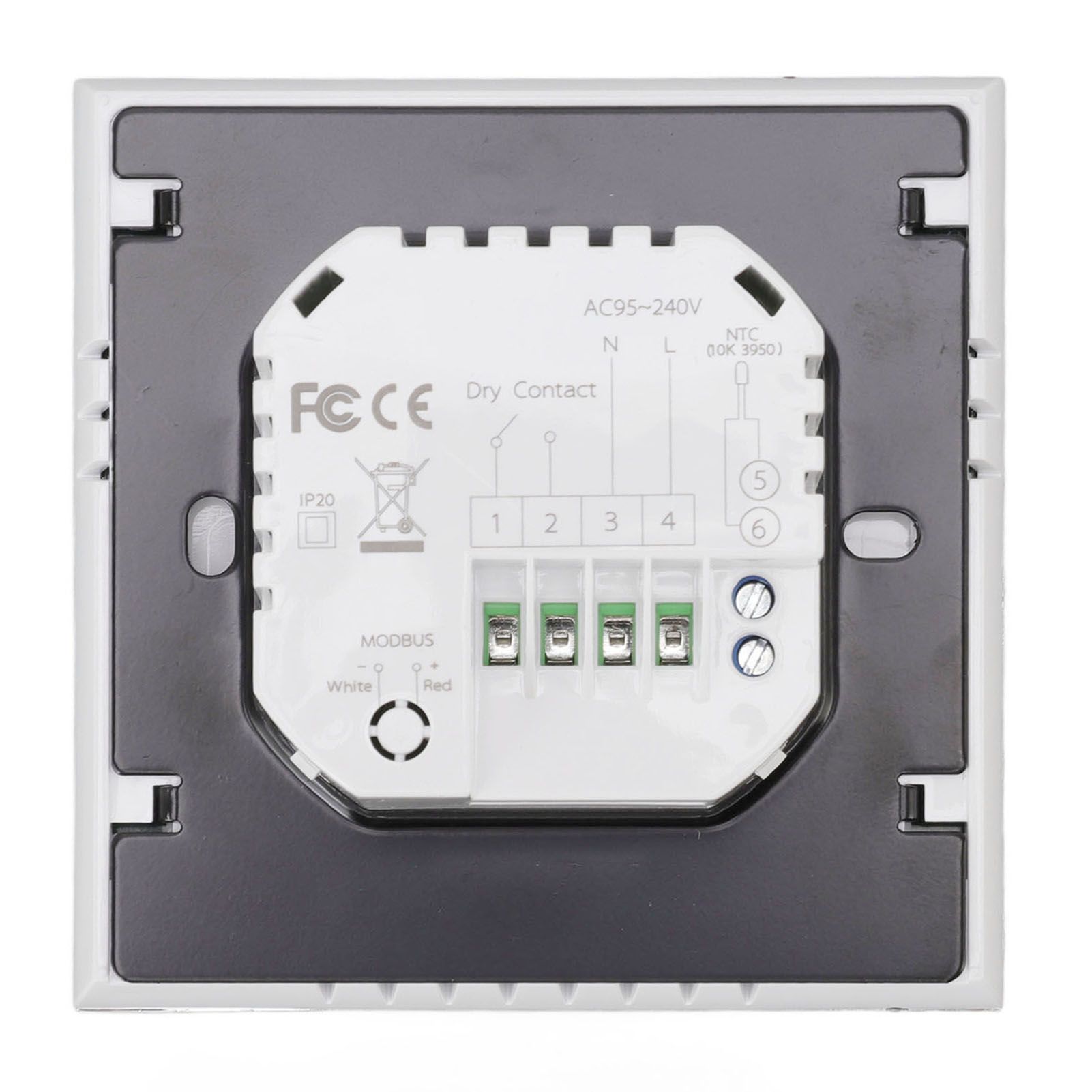 Smart Boiler Heating Thermostat WIFI APP Voice Control LCD Touch Screen Programmable White 95‑240V - Image 8