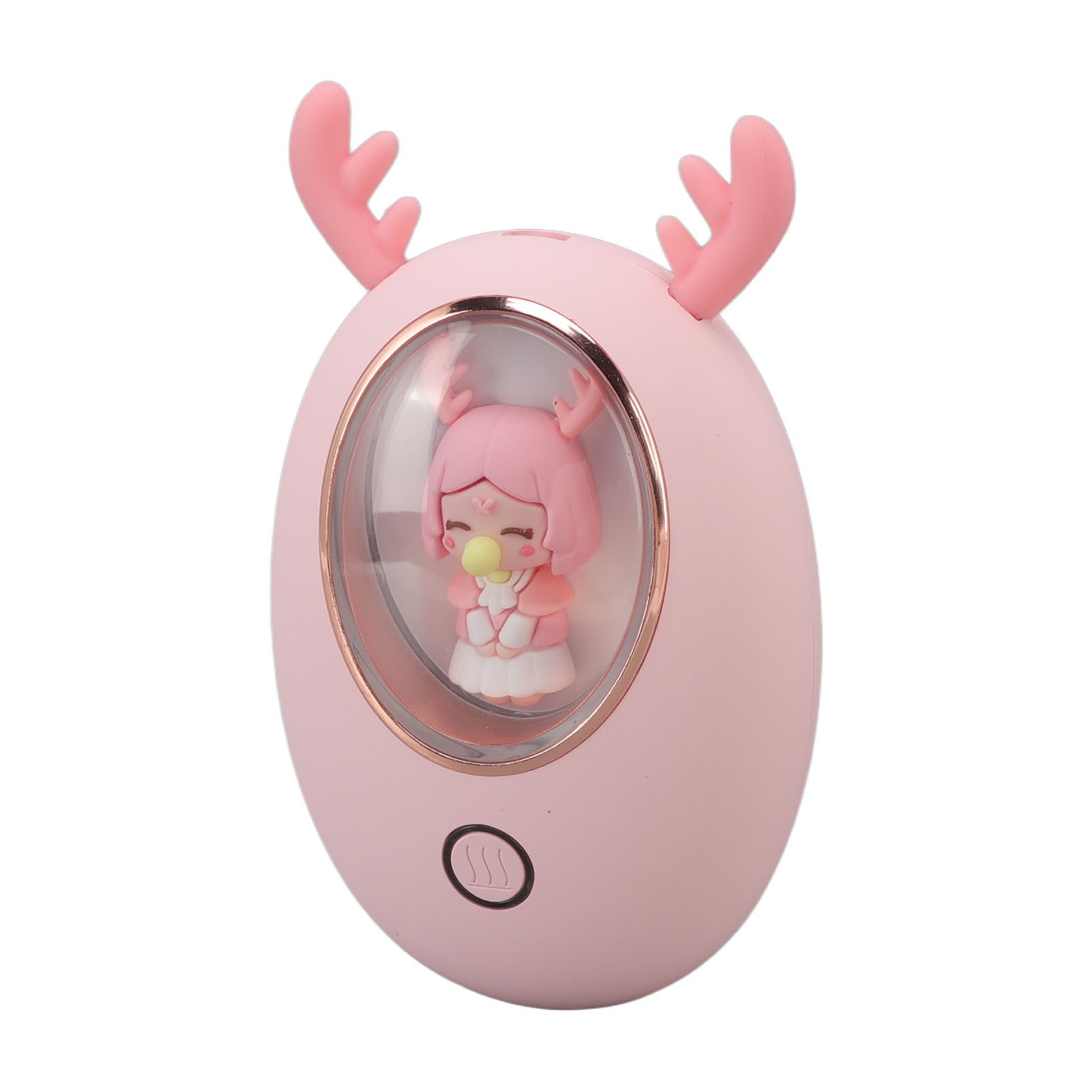Rechargeable Hand Warmer USB 3000mAh Portable Electric Hand Warmer Power Bank Men Women Winter Gifts for Outdoor Sports Golf Camping Pink - Image 2