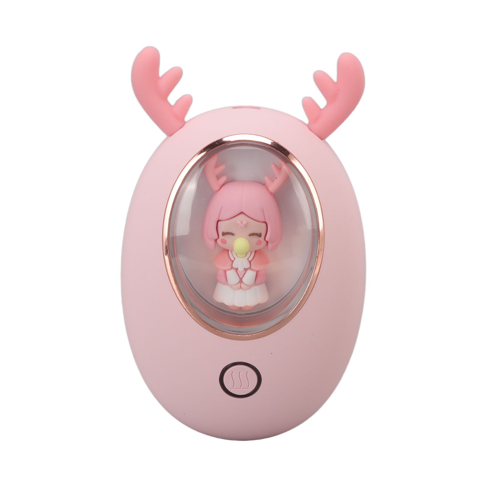 Rechargeable Hand Warmer USB 3000mAh Portable Electric Hand Warmer Power Bank Men Women Winter Gifts for Outdoor Sports Golf Camping Pink - Image 3