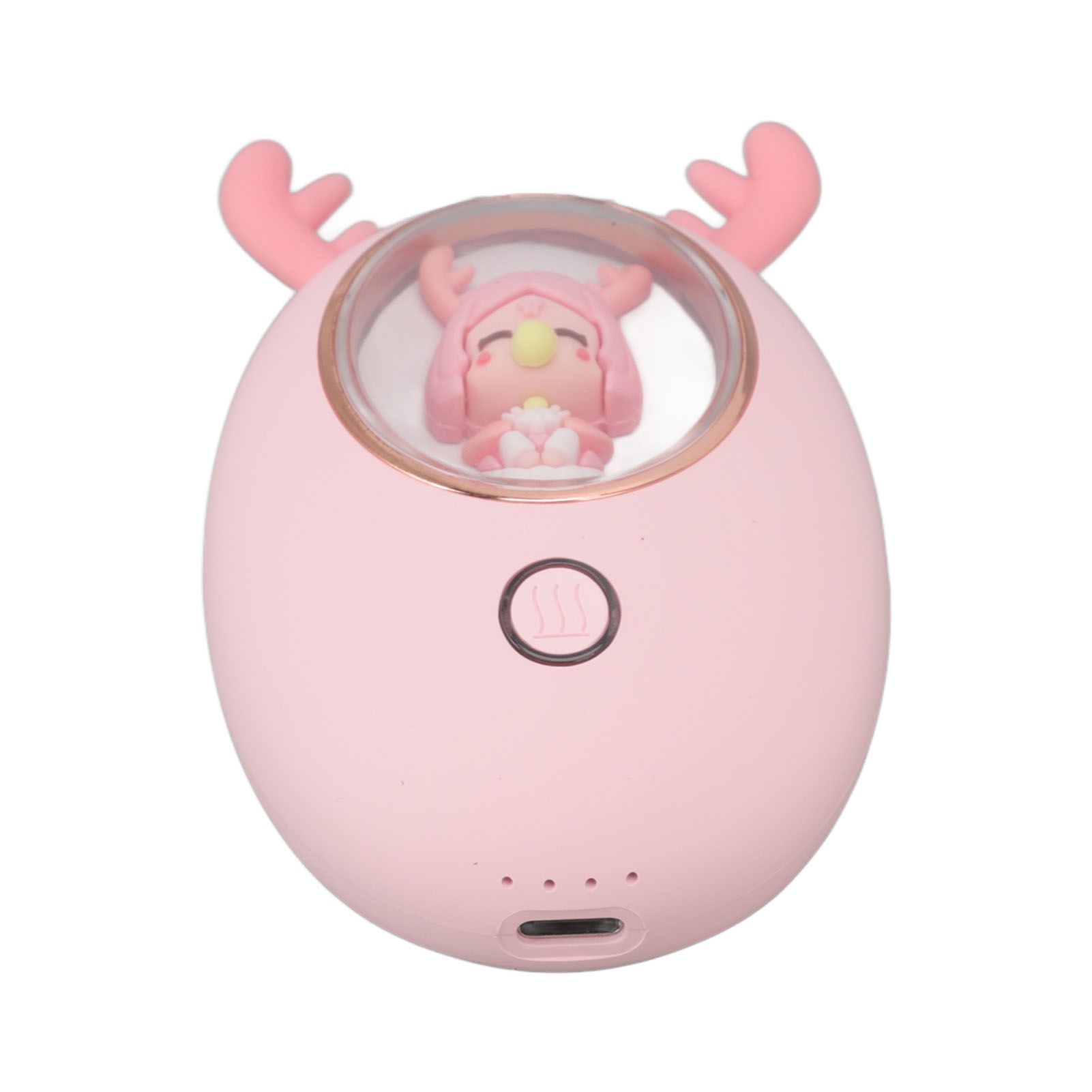 Rechargeable Hand Warmer USB 3000mAh Portable Electric Hand Warmer Power Bank Men Women Winter Gifts for Outdoor Sports Golf Camping Pink - Image 5