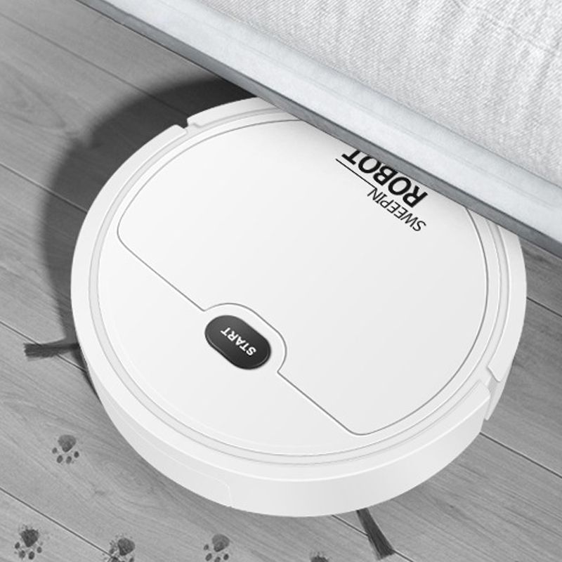 Robot Vacuum Cleaner USB Smart 3 In 1 Suction Sweeping Mopping Function Automatic Vacuum Cleaner for Small Apartments White - Image 7