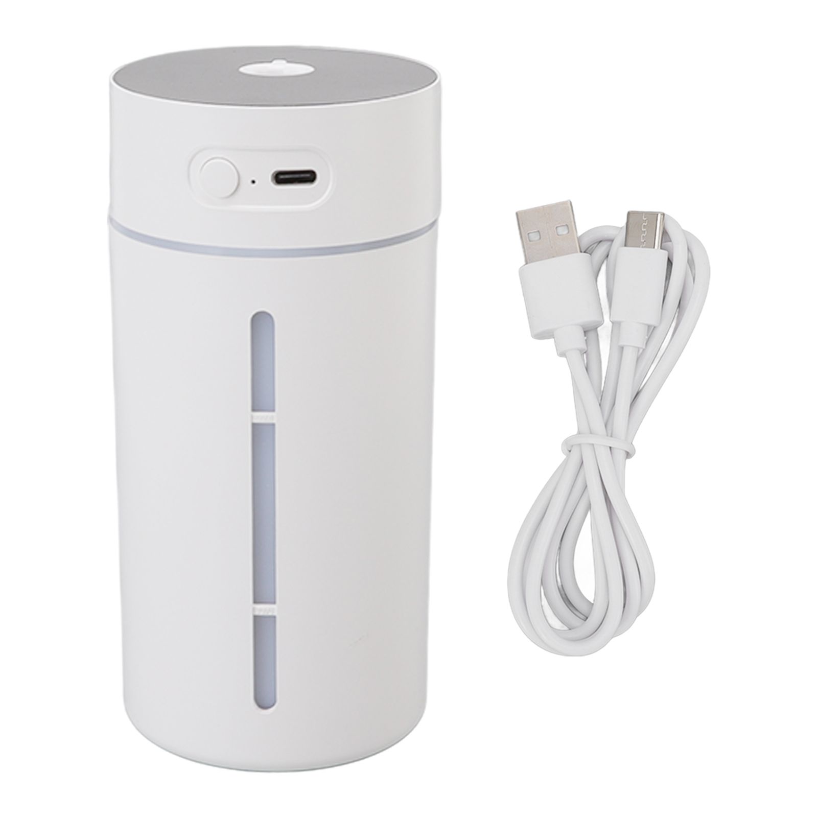 Mini Humidifier 250ml USB Charge Projector Light Cool Visible Water Level Desk Humidifier for Bedroom Office Car - Image 1