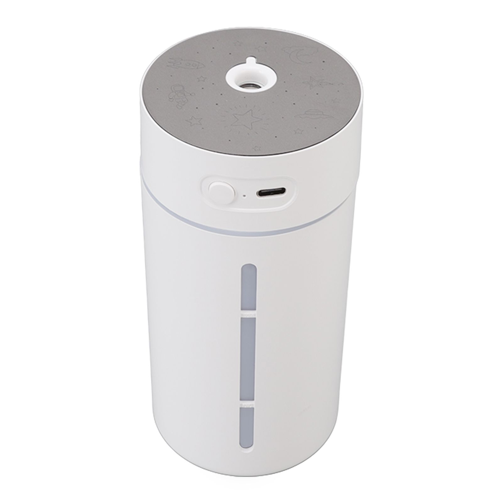 Mini Humidifier 250ml USB Charge Projector Light Cool Visible Water Level Desk Humidifier for Bedroom Office Car - Image 7