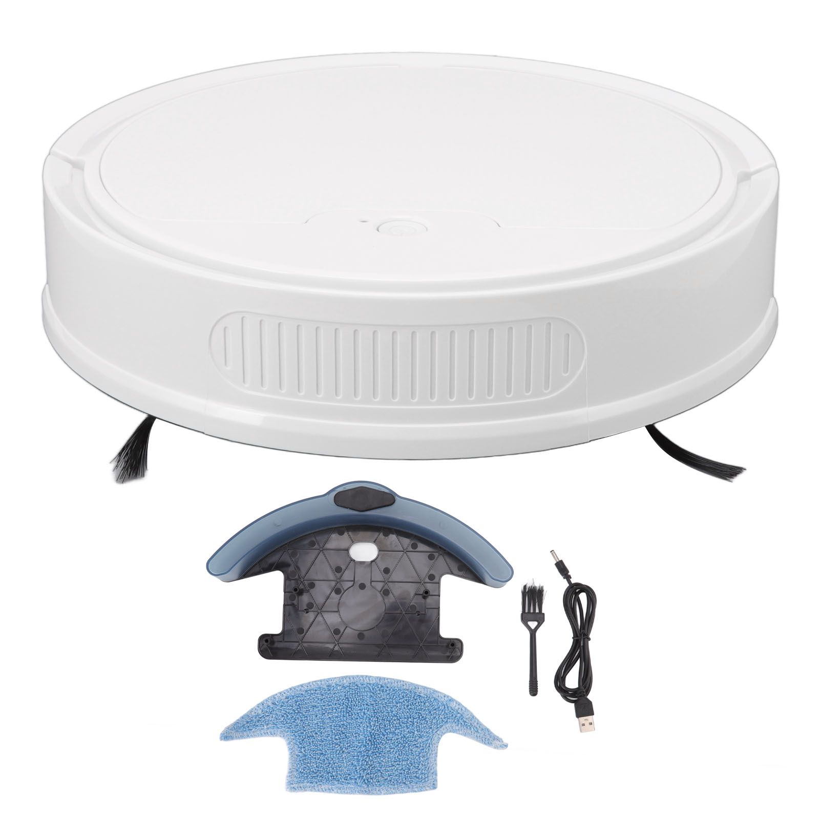 3 in 1 Robot Vacuum Cleaner Smart APP Remote Control 2000Pa Strong Suction USB Charging Sweeping Robot for Home White - Image 1
