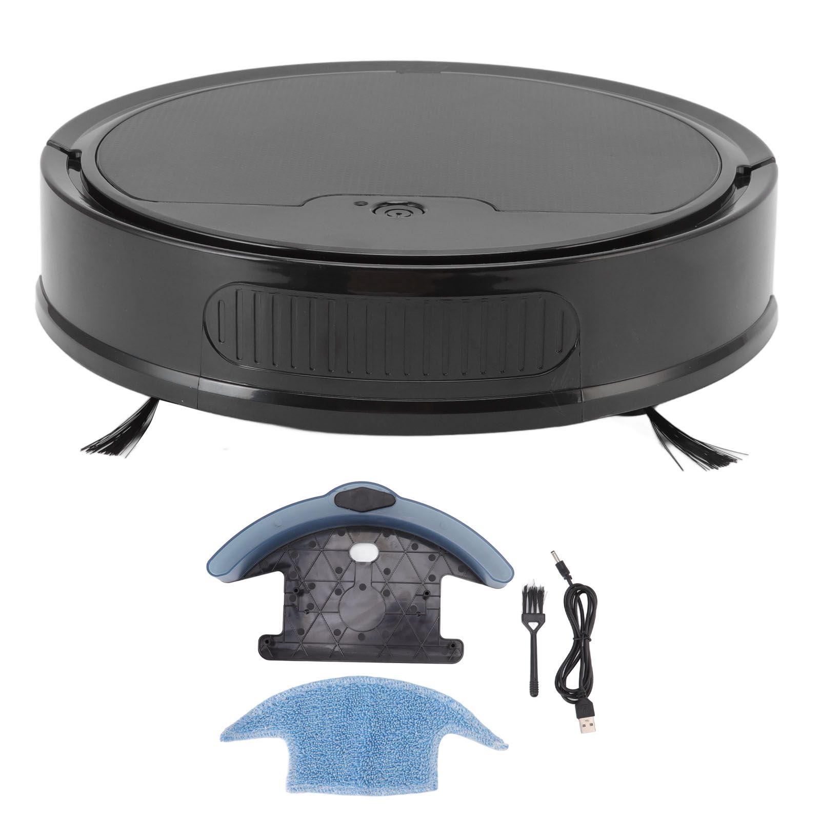 3 in 1 Robot Vacuum Cleaner Smart APP Remote Control 2000Pa Strong Suction USB Charging Sweeping Robot for Home Black - Image 1
