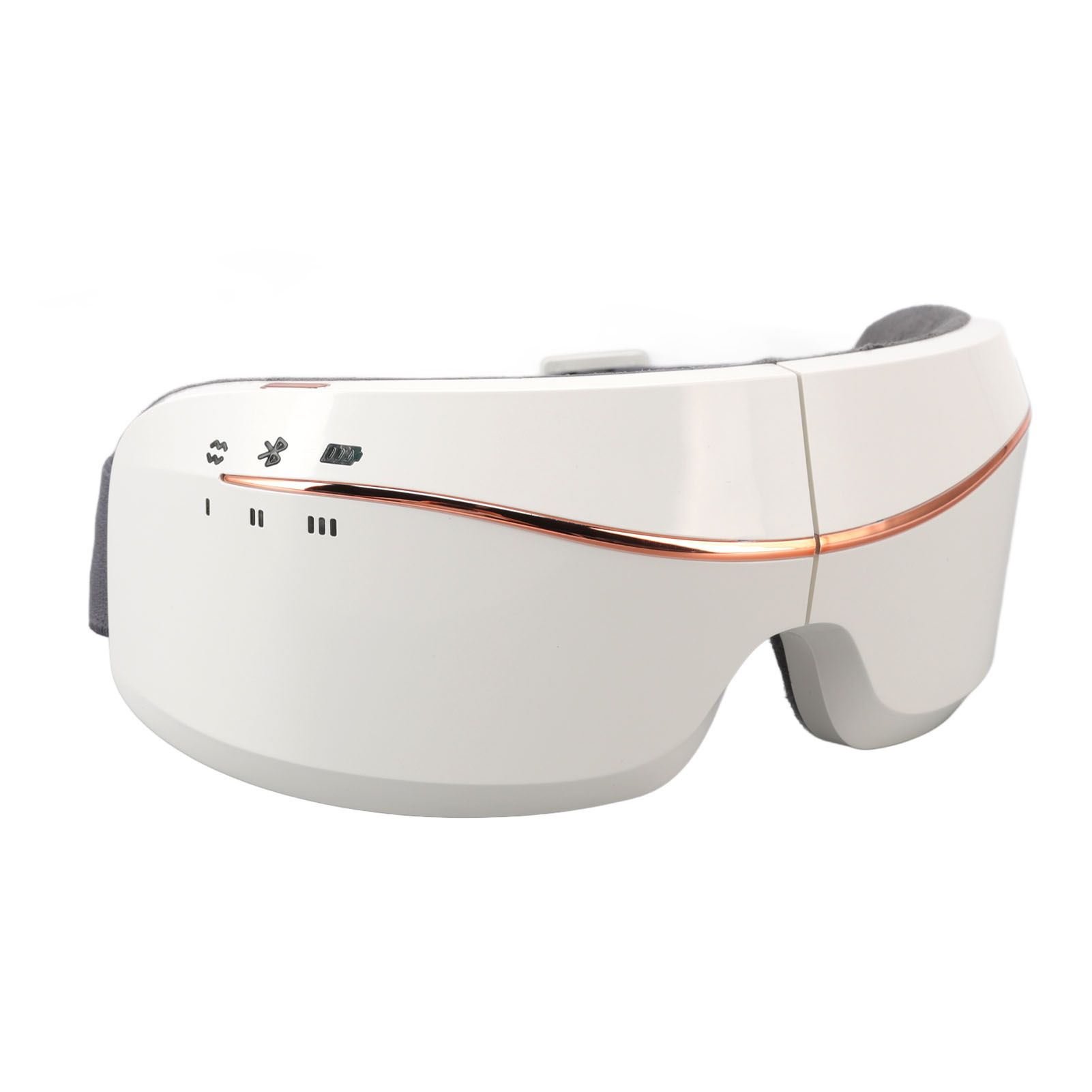 Eye Massager Smart Bluetooth Heating Vibration USB Charging Eye Massage Machine for Home Dorm White - Image 4
