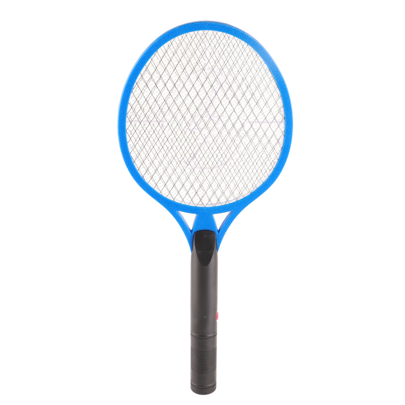 Electric Fly Swatter Racket Professional Triple Layer Large Mesh Safety Mosquito Bat for Home Camping Outdoor Blue - Image 1