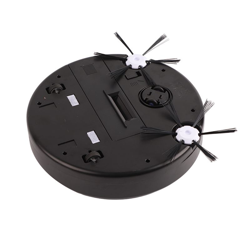 Robotic Vacuum Cleaner Smart Wireless Low Noise USB Charging Automatic Clean Robot for Sweeping and Mopping Black - Image 3