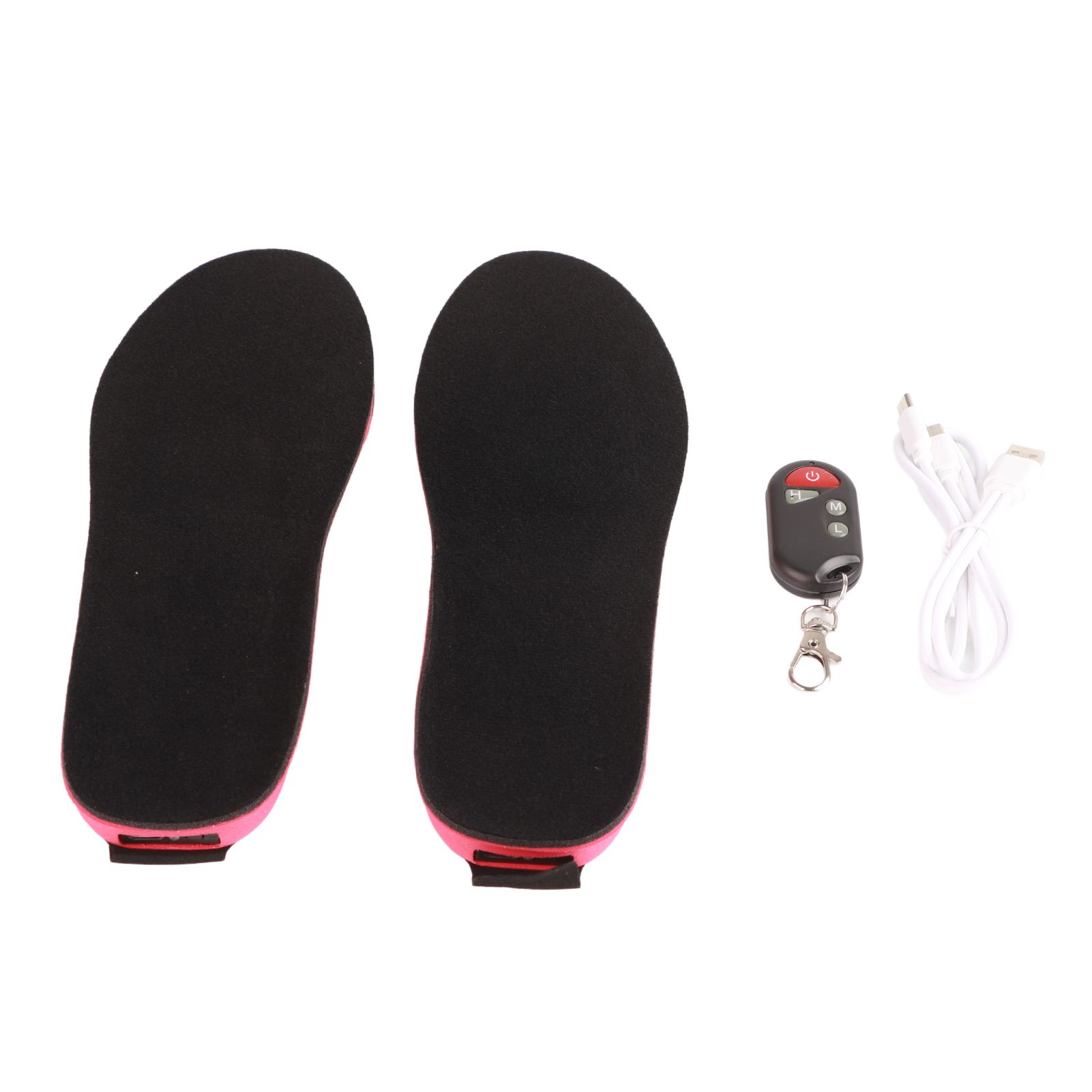 Heated Insoles DIY Cuttable Smart Remote Control USB Rechargeable Electric Heating Insoles for Men Women Outdoor Size 35‑40 - Image 1