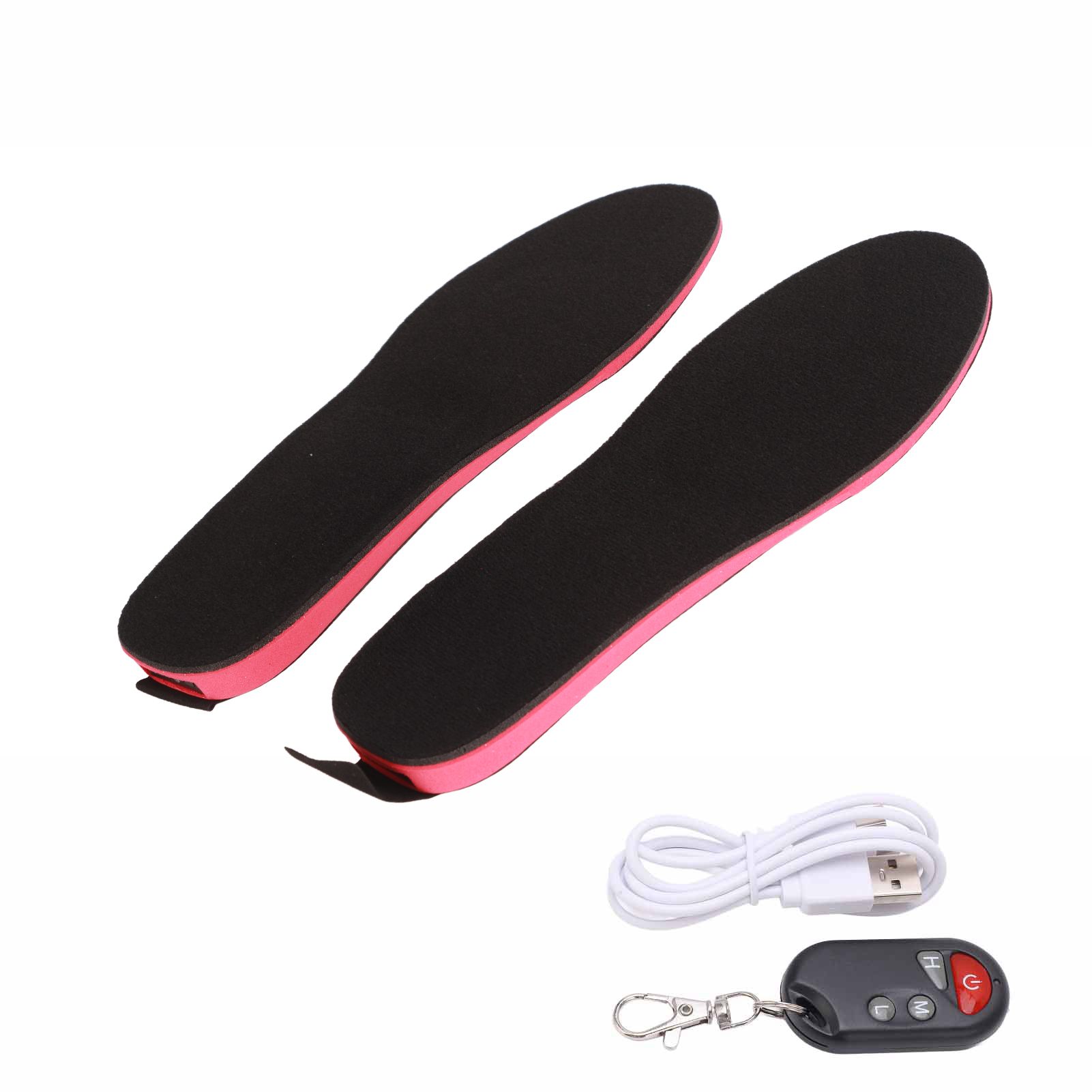 Heated Insoles DIY Cuttable Smart Remote Control USB Rechargeable Electric Heating Insoles for Men Women Outdoor Size 35‑40 - Image 3