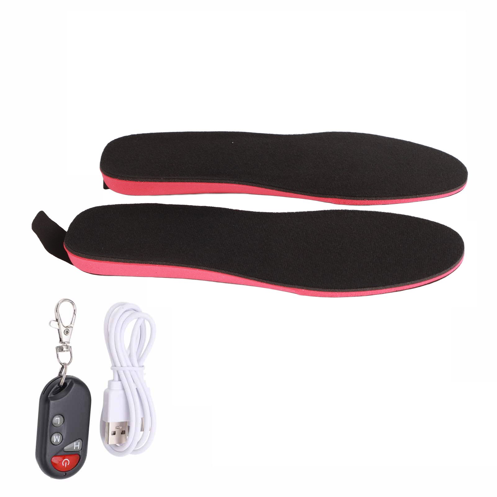 Heated Insoles DIY Cuttable Smart Remote Control USB Rechargeable Electric Heating Insoles for Men Women Outdoor Size 35‑40 - Image 4
