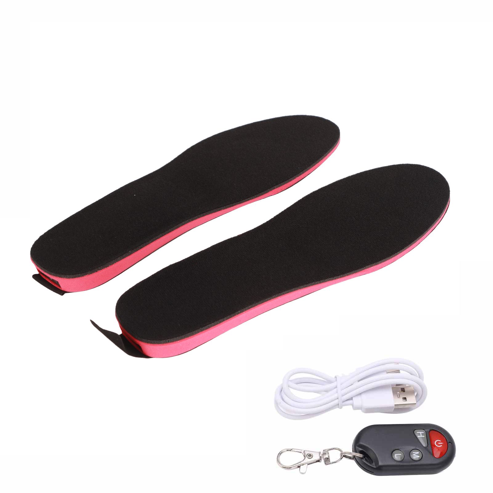 Heated Insoles DIY Cuttable Smart Remote Control USB Rechargeable Electric Heating Insoles for Men Women Outdoor Size 35‑40 - Image 7
