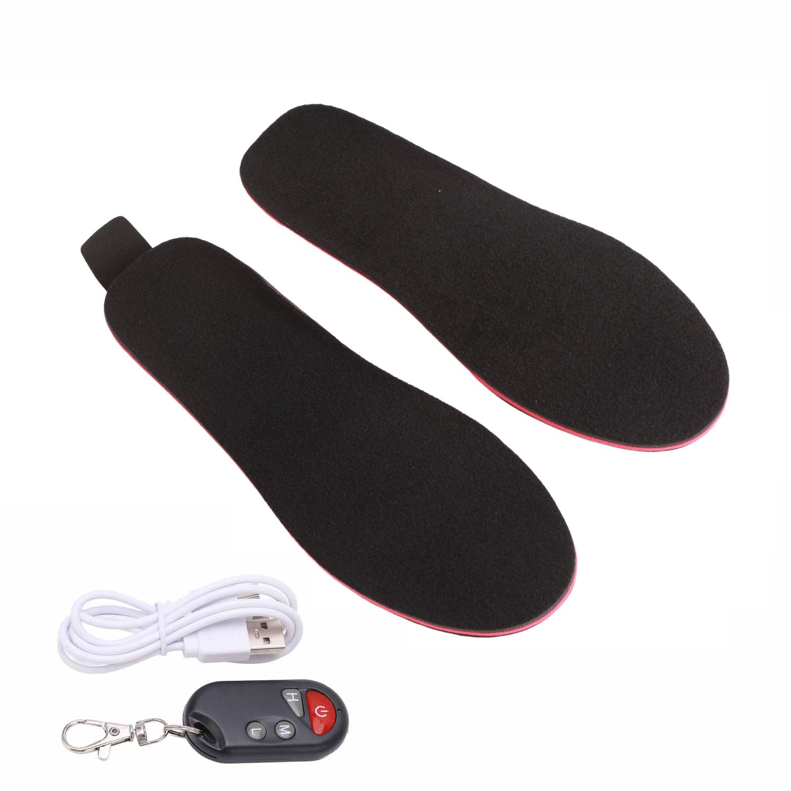 Heated Insoles DIY Cuttable Smart Remote Control USB Rechargeable Electric Heating Insoles for Men Women Outdoor Size 35‑40 - Image 8