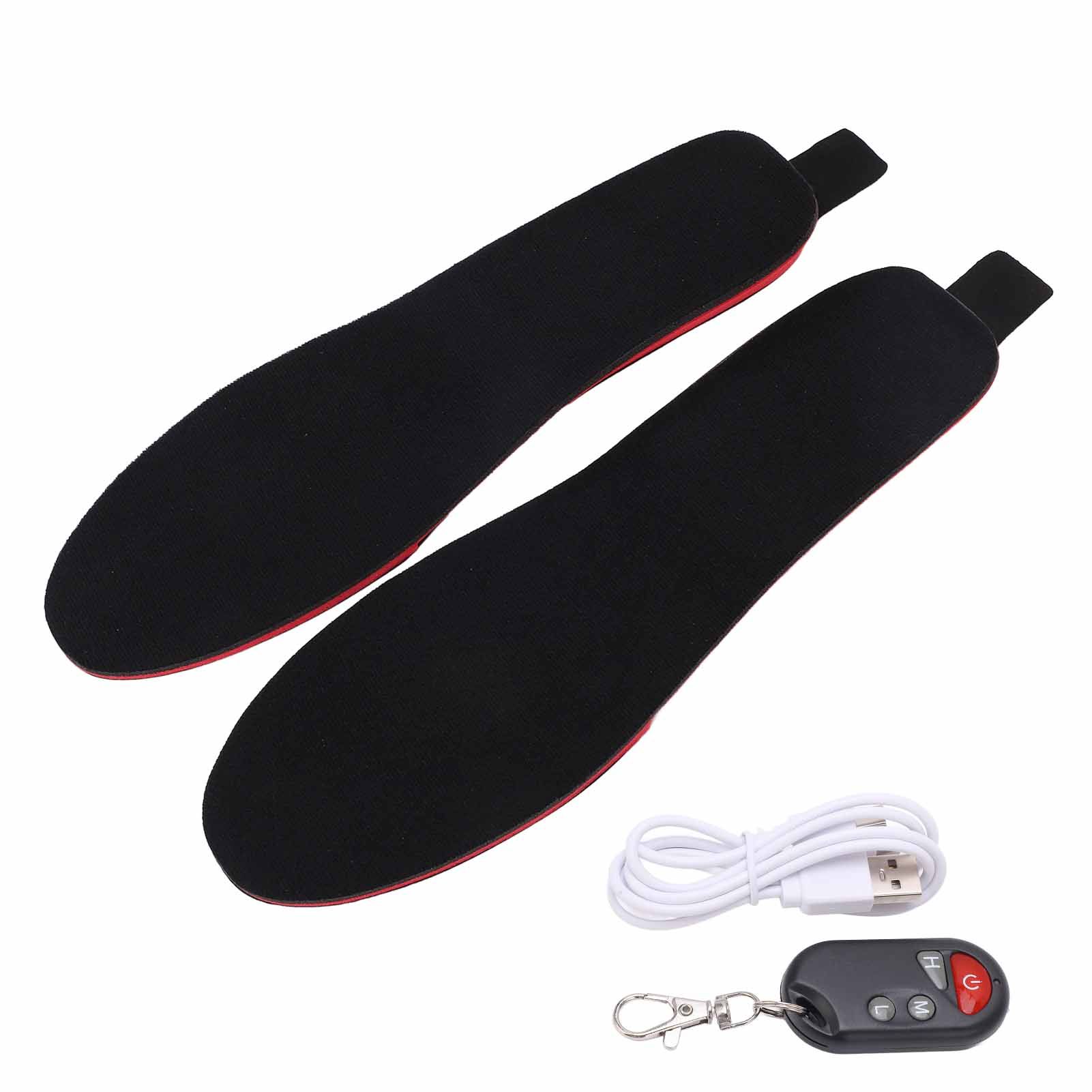 Heated Insoles DIY Cuttable Smart Remote Control USB Rechargeable Electric Heating Insoles for Men Women Outdoor Size 41‑45 - Image 2