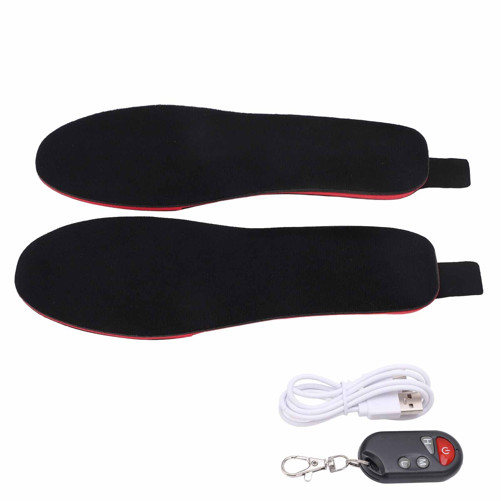 Heated Insoles DIY Cuttable Smart Remote Control USB Rechargeable Electric Heating Insoles for Men Women Outdoor Size 41‑45 - Image 3