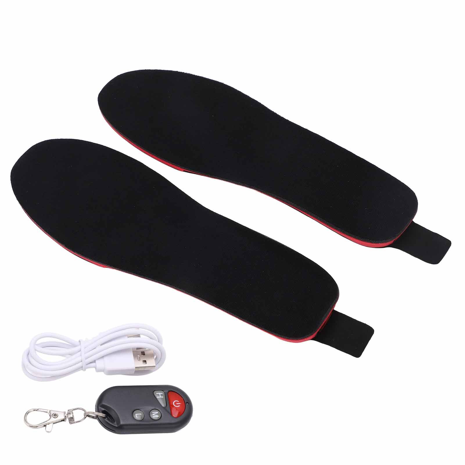 Heated Insoles DIY Cuttable Smart Remote Control USB Rechargeable Electric Heating Insoles for Men Women Outdoor Size 41‑45 - Image 5