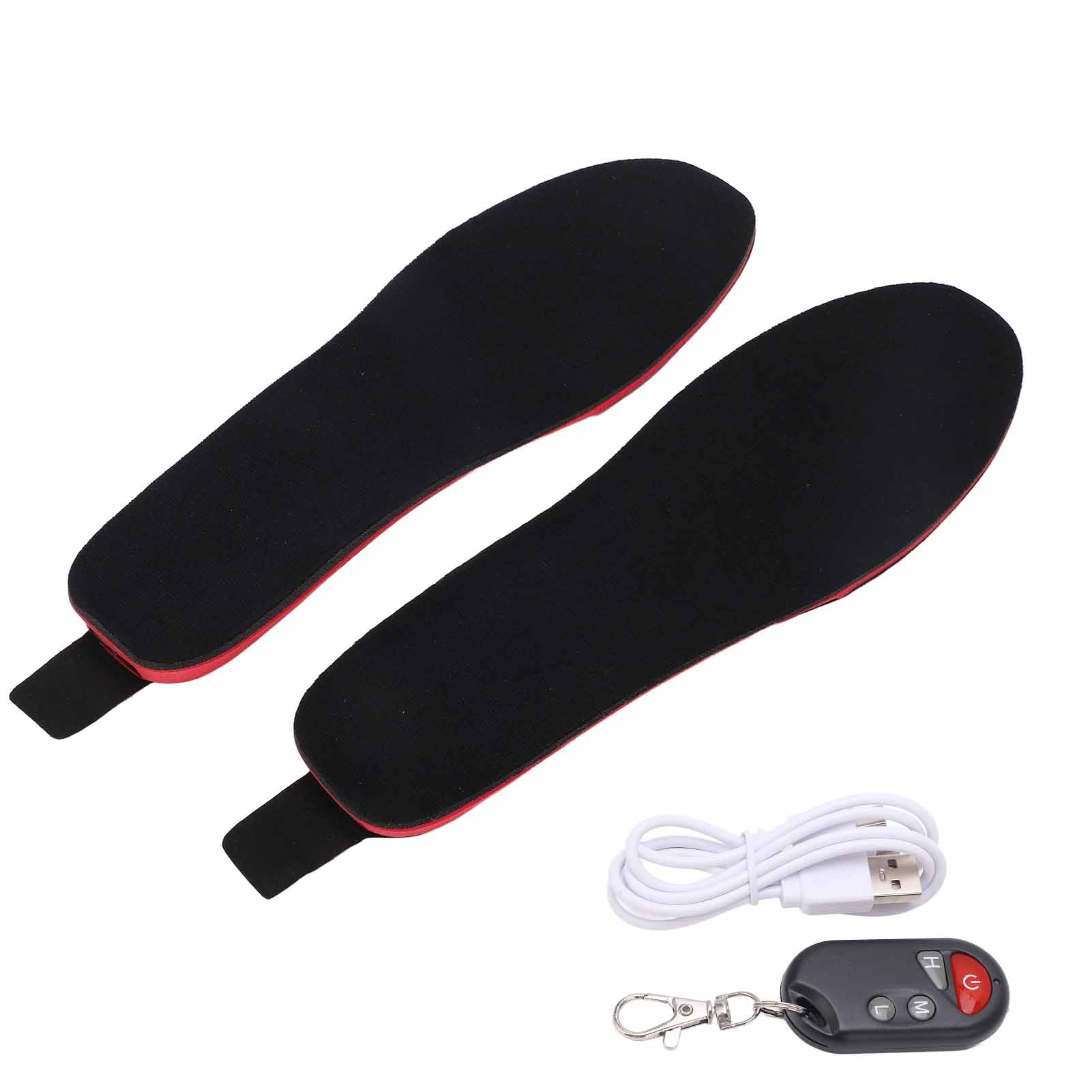 Heated Insoles DIY Cuttable Smart Remote Control USB Rechargeable Electric Heating Insoles for Men Women Outdoor Size 41‑45 - Image 7