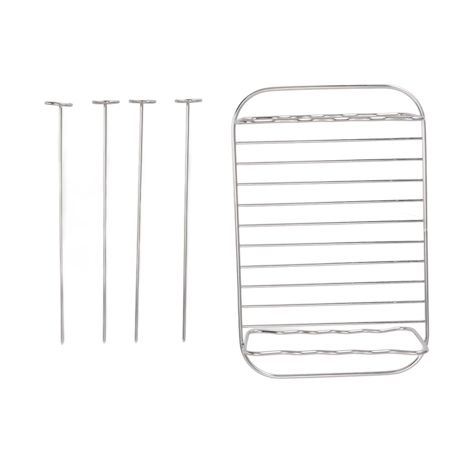 Fryer Rack Stainless Steel Rectangle Double Layer Fryer Accessory for NINJA FOOD 8QT Dual Basket Fryer - Image 8