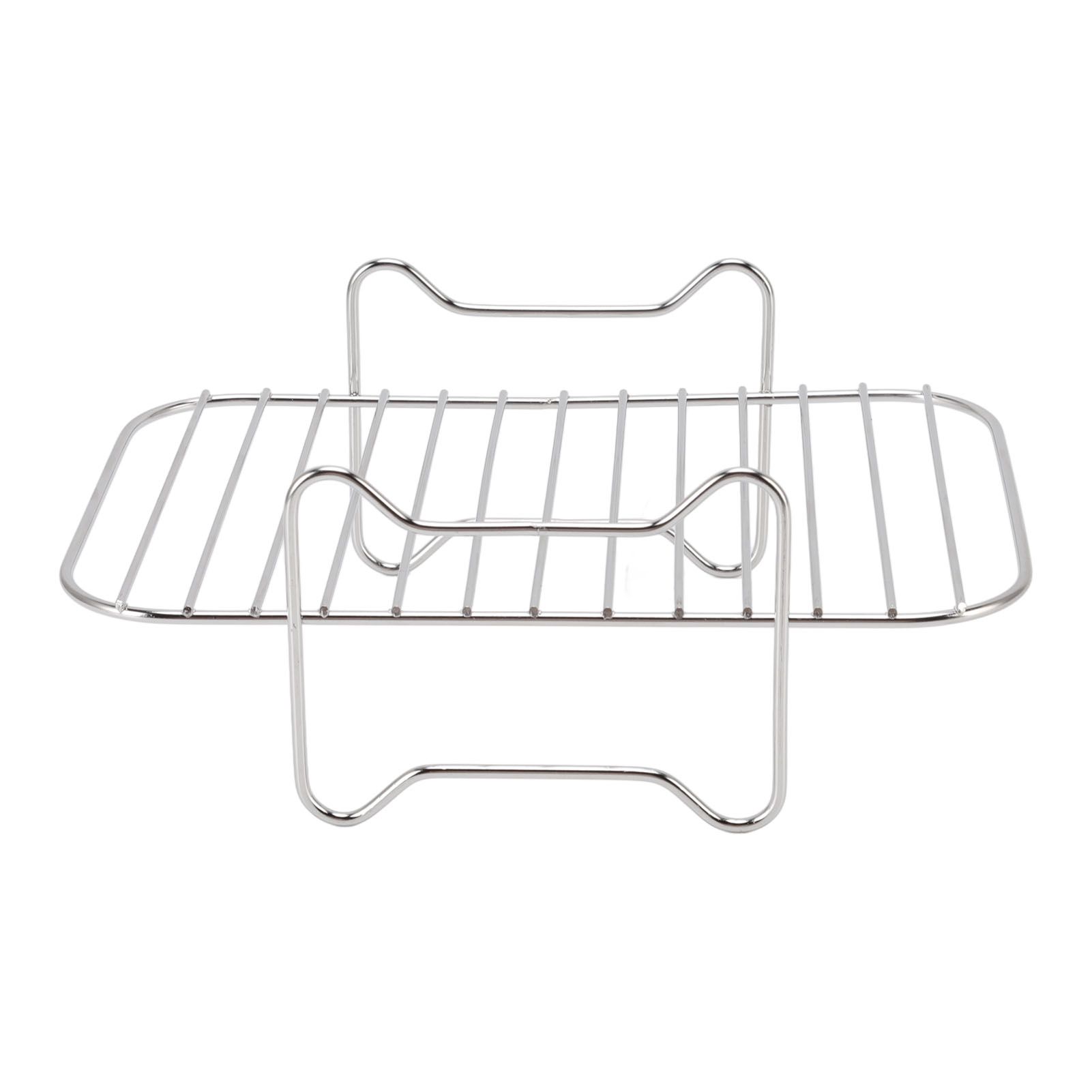 Fryer Rack Grill Dehydrator Rack for Dual Basket for NINJA FOOD 8QT Kitchen Cooking Fryer - Image 2