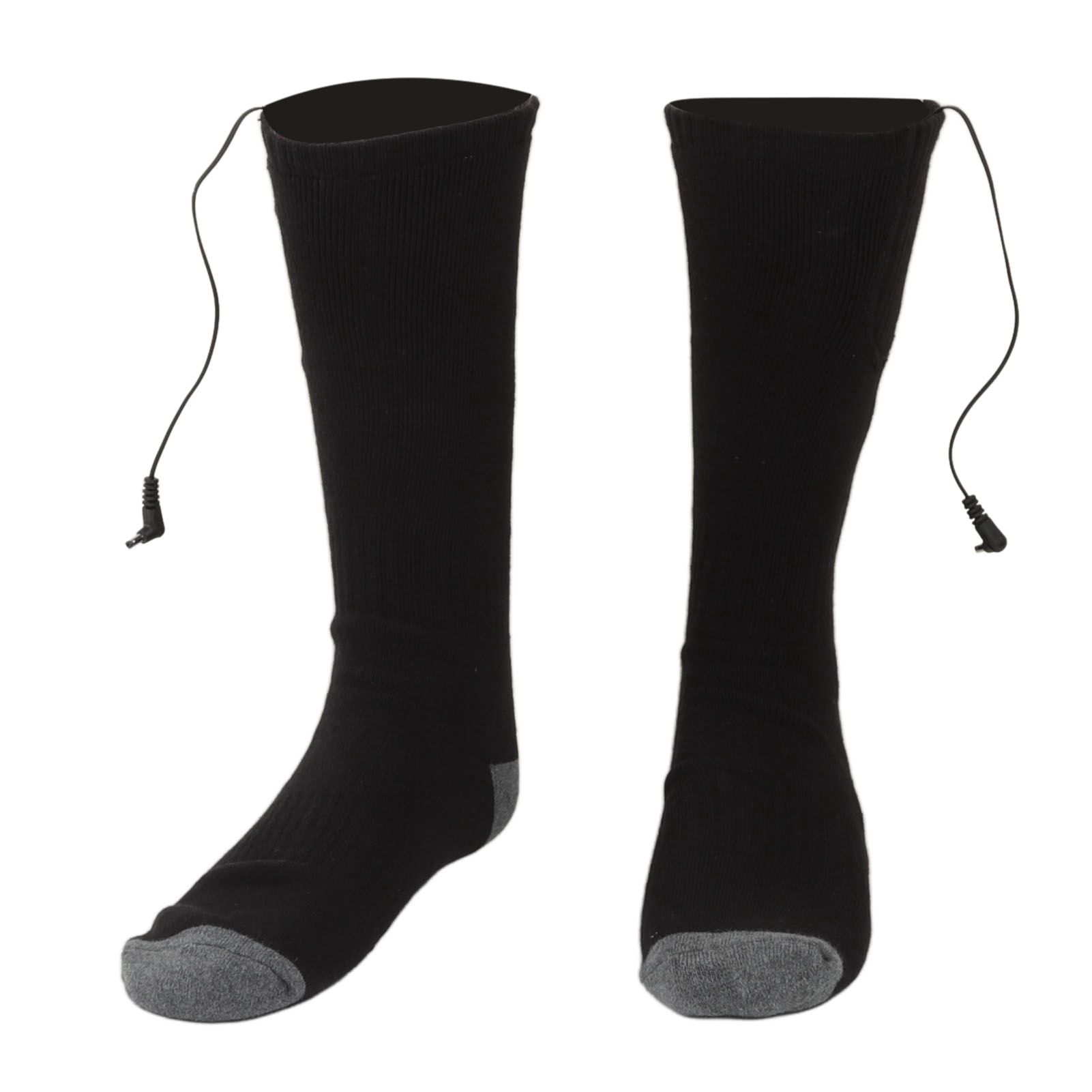 Smart Heating Socks Foot Thermal Electric Heated Stockings Winter Cold Resistant Electric Socks Black - Image 3