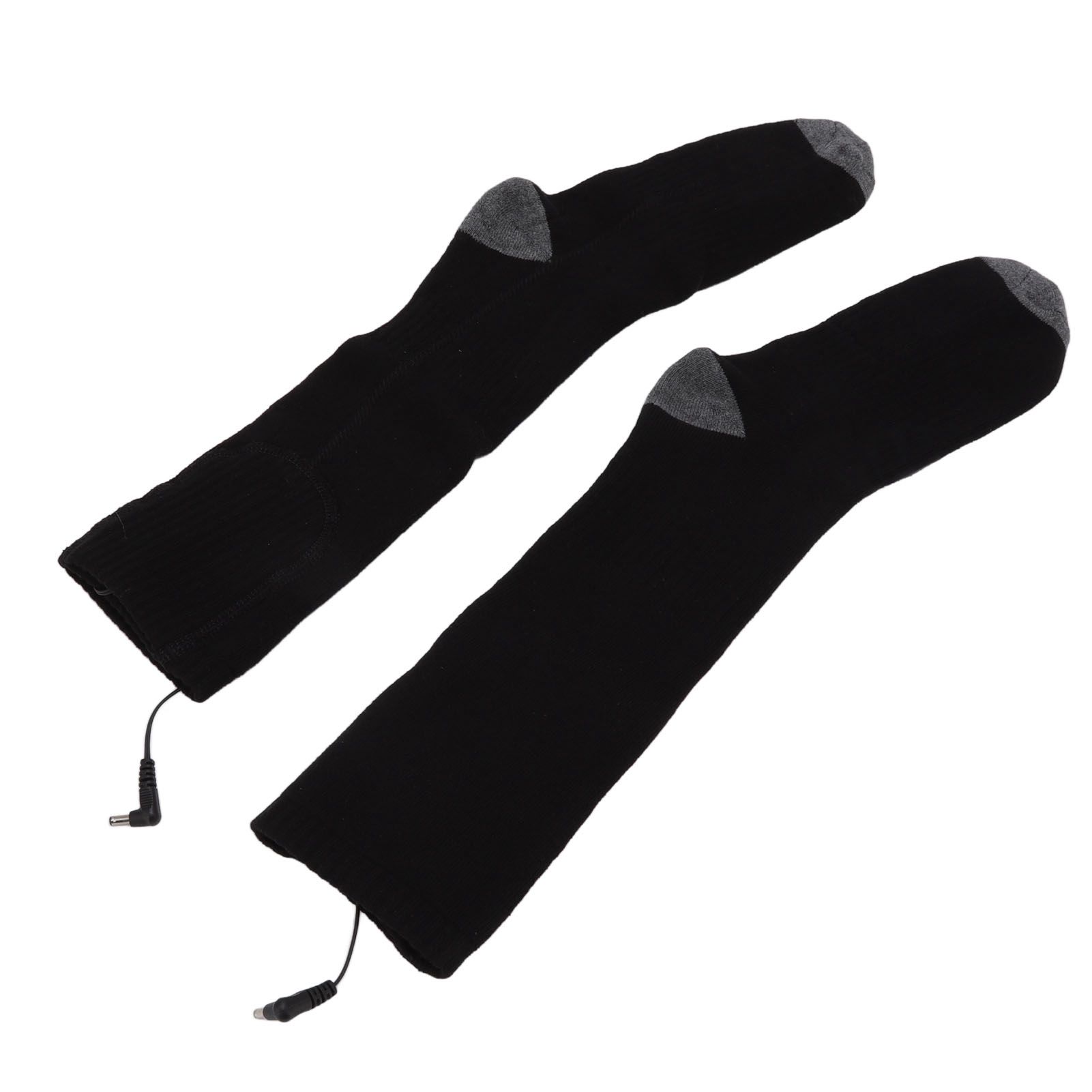 Smart Heating Socks Foot Thermal Electric Heated Stockings Winter Cold Resistant Electric Socks Black - Image 5